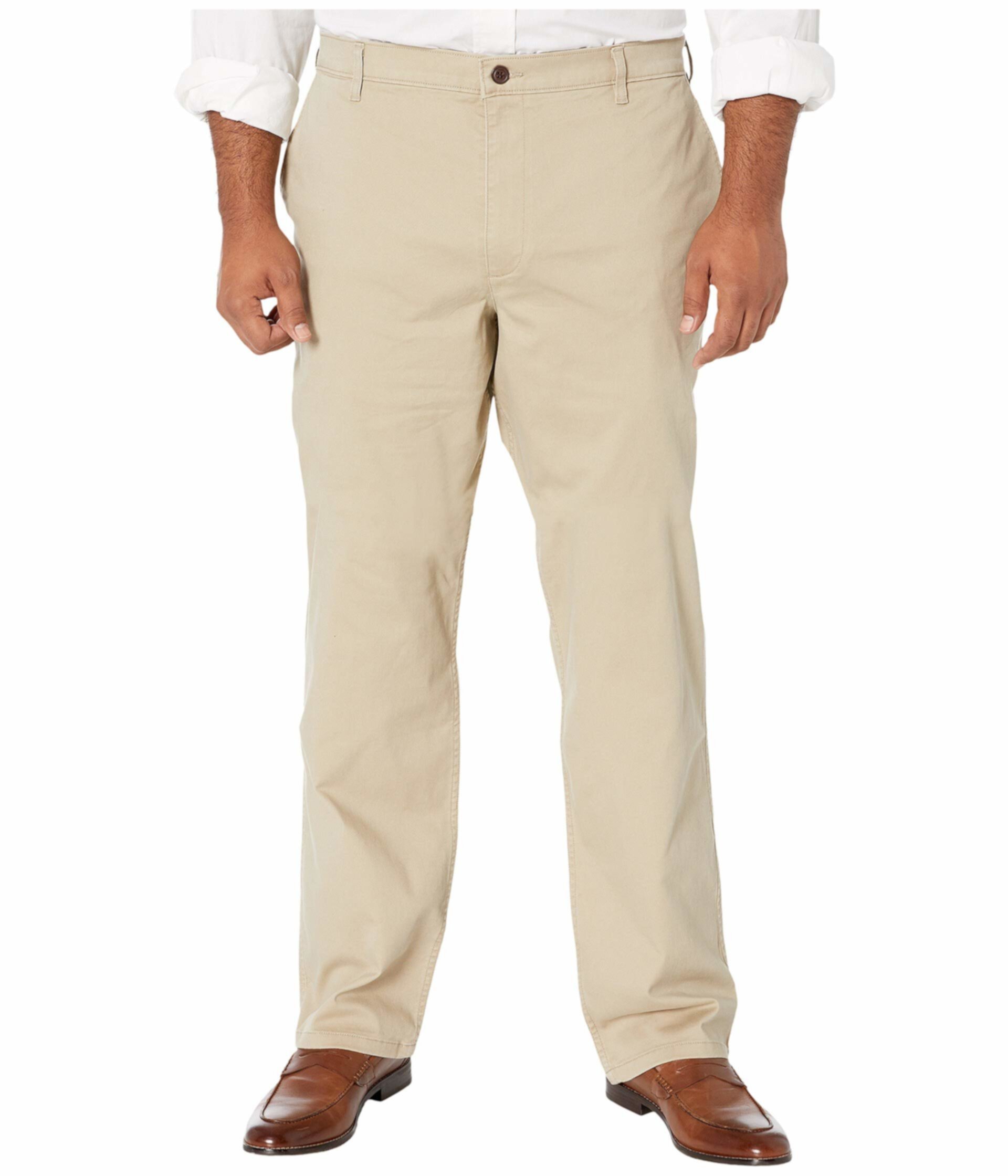 Большие и высокие конические брюки All Seasons Tech цвета хаки Dockers
