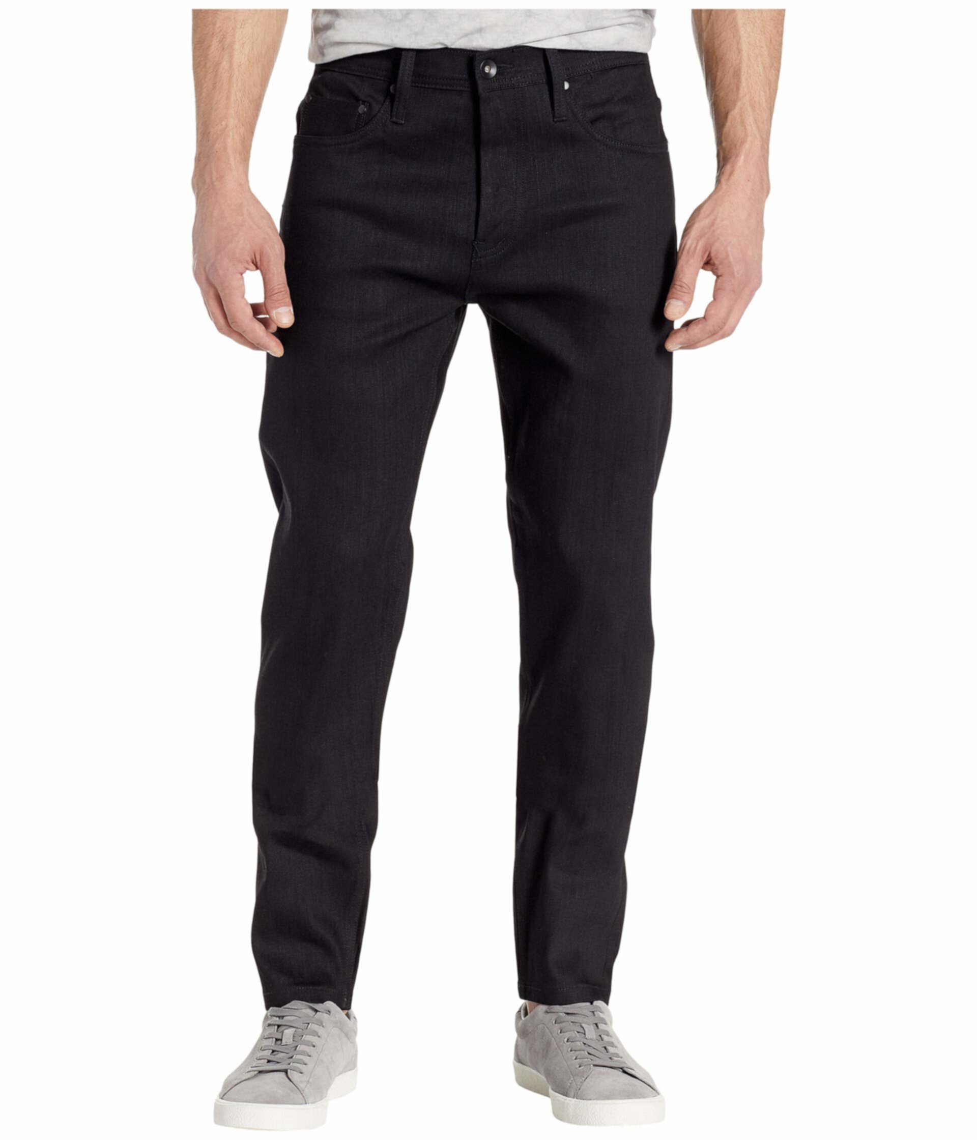 Relax Tapered из Solid Black Stretch Selvedge на 11 унций The Unbranded Brand