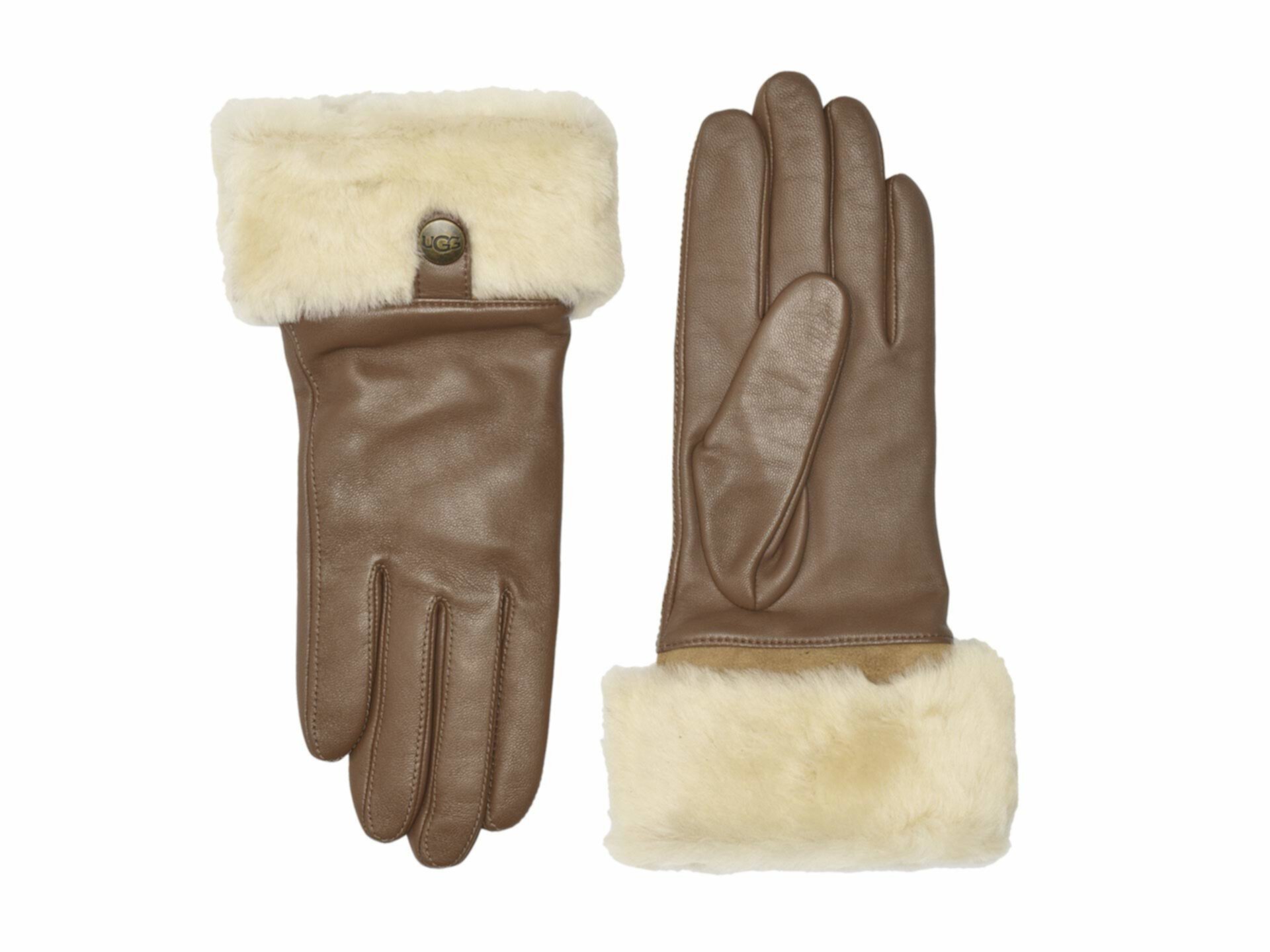 Кожаные перчатки из овчины Cuff Tech UGG