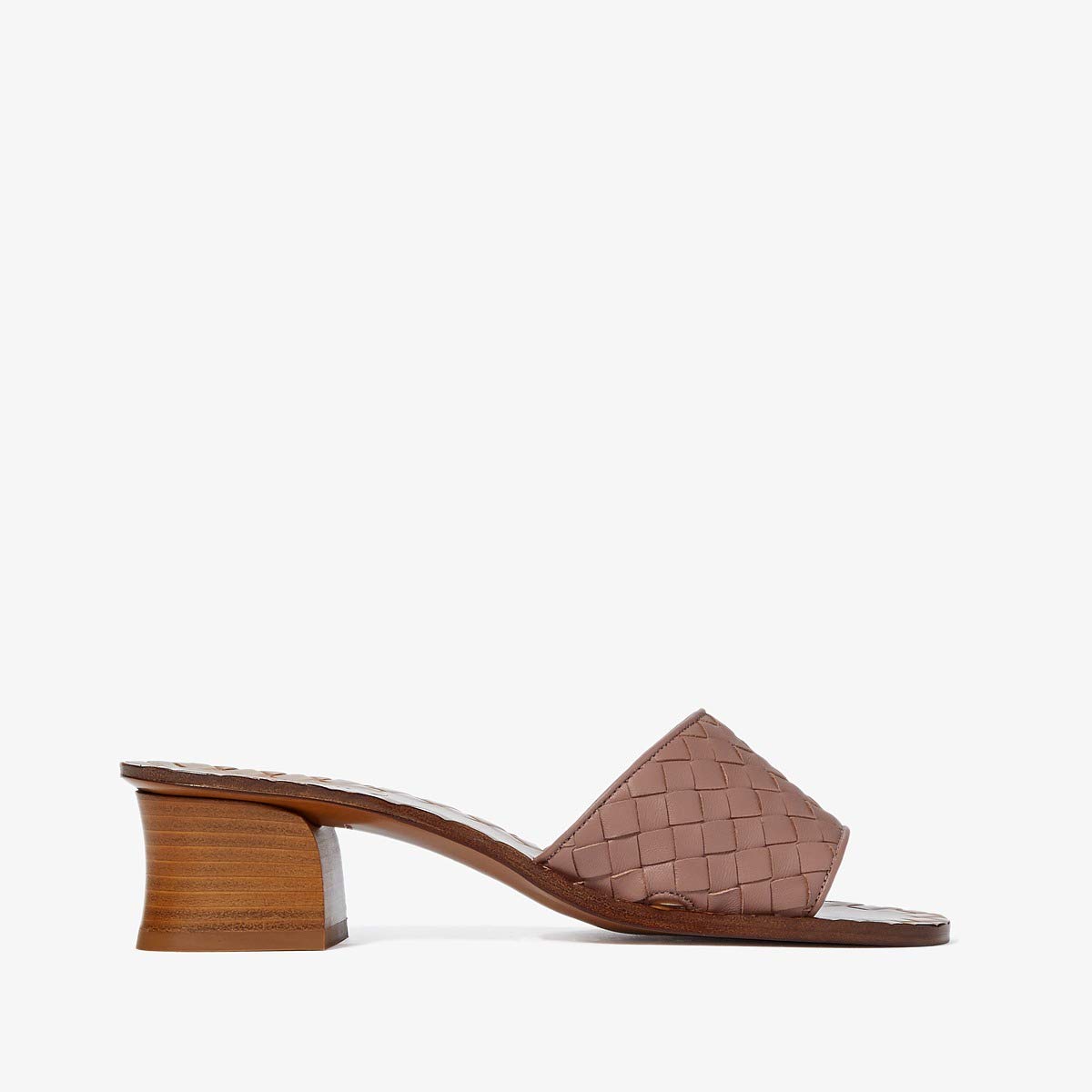 Сандалии на каблуке Intrecciato Bottega Veneta