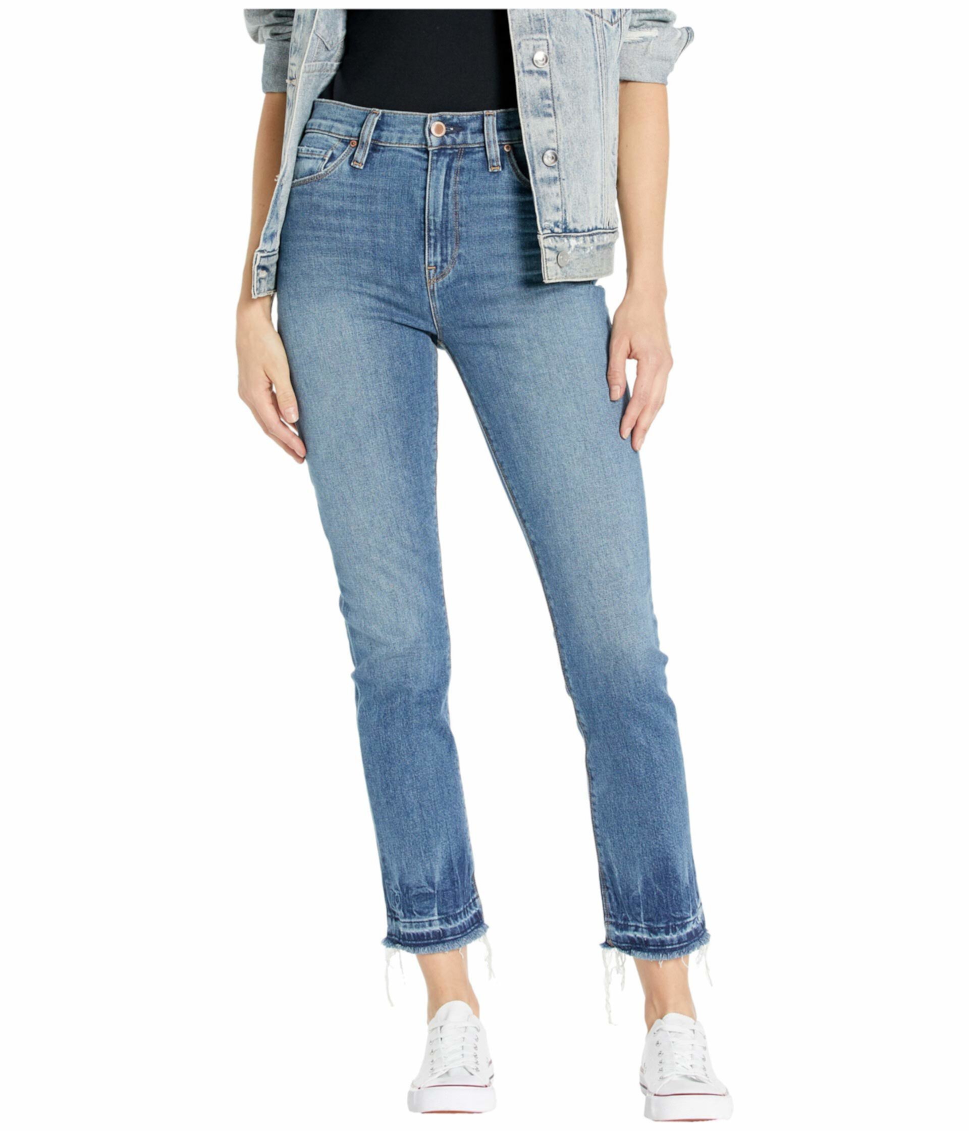Прямые укороченные джинсы Holly с высокой посадкой в Try Me Hudson Jeans