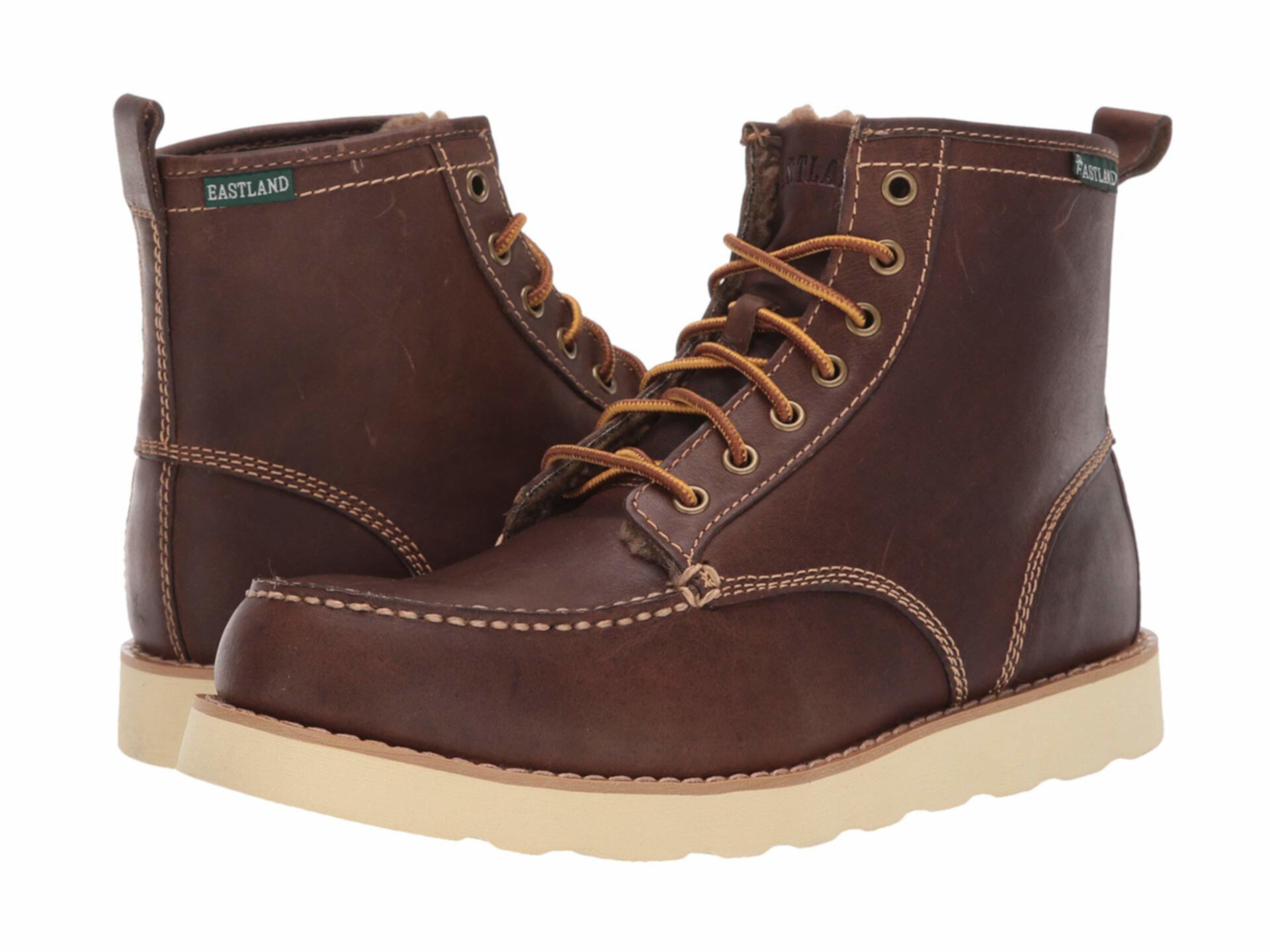 Заказать Ботинки на шнуровке Lumber Up на флисовой подкладке Eastland, цвет- коричневый, по цене 17 230 рублей на маркетплейсе Usmall.ru