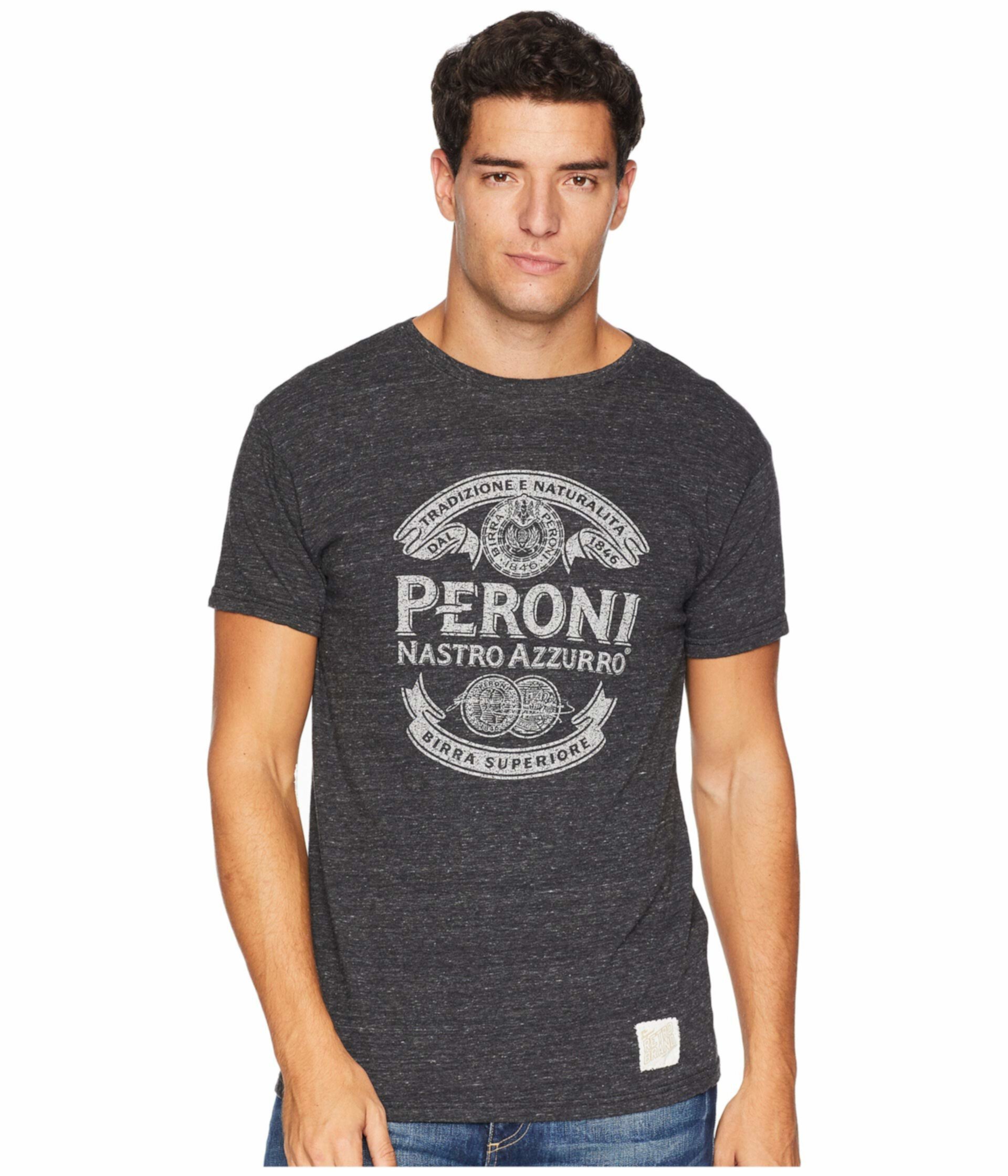 Винтажная футболка с тремя рукавами Peroni The Original Retro Brand