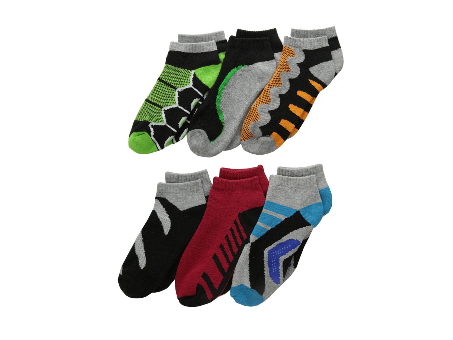 Tech Sport Low Cut 6-Pack (Малыш / Маленький ребенок / Большой ребенок) Jefferies Socks