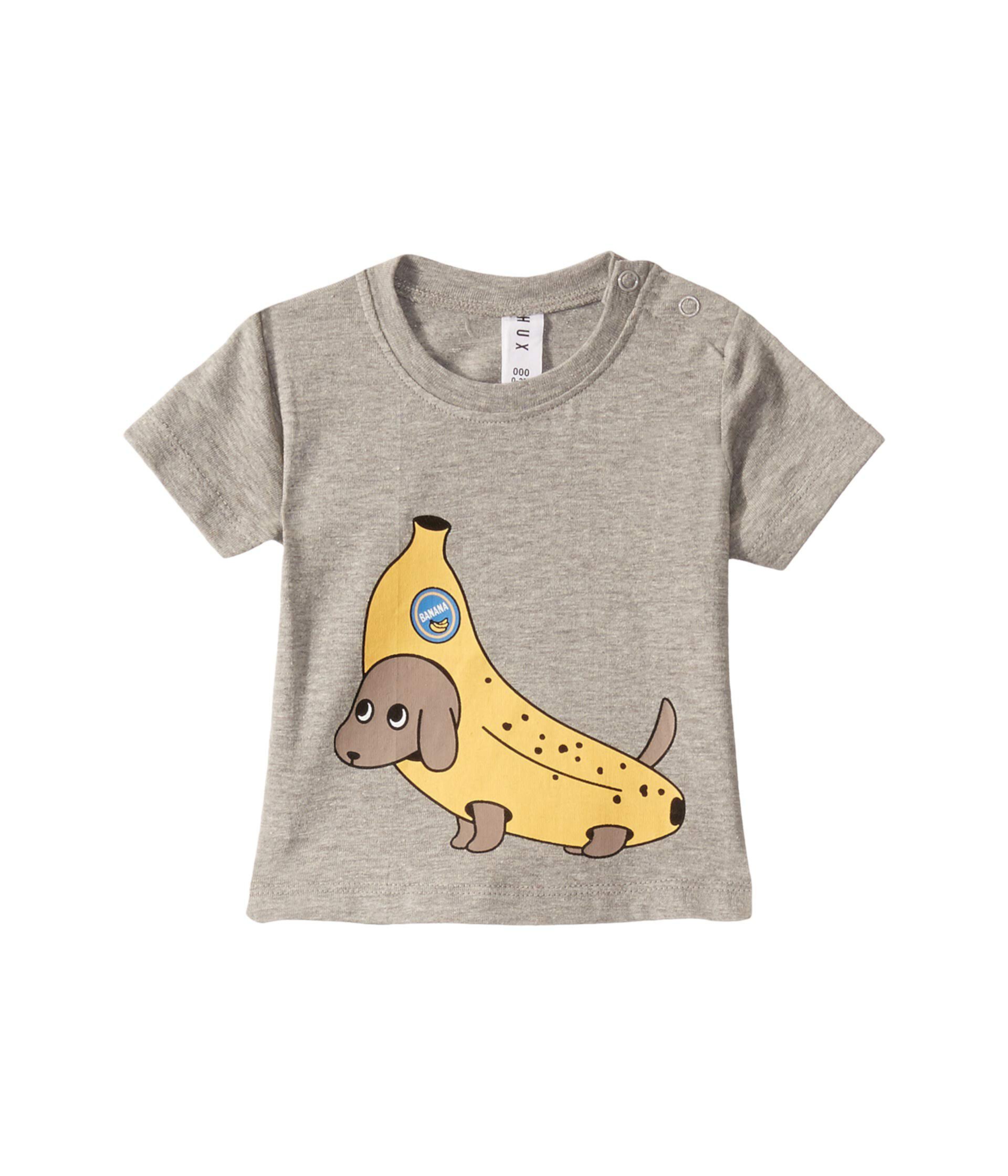 Банановая футболка для собаки (младенец / малыш) HUXBABY