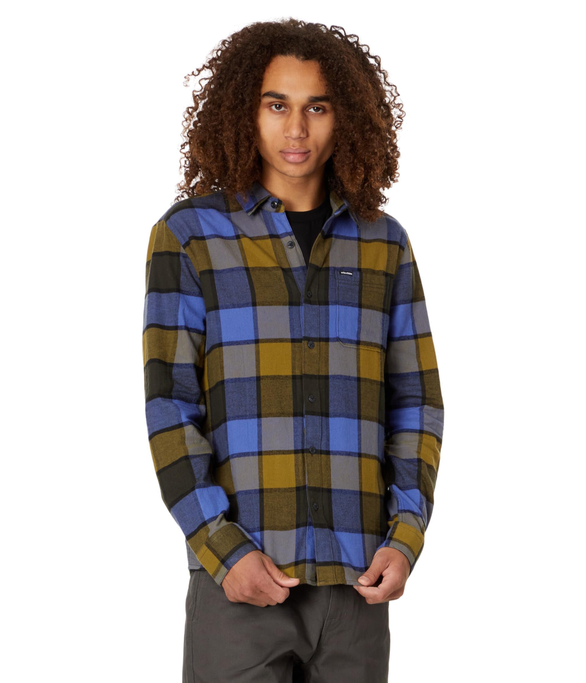 Caden Plaid Long Sleeve Volcom