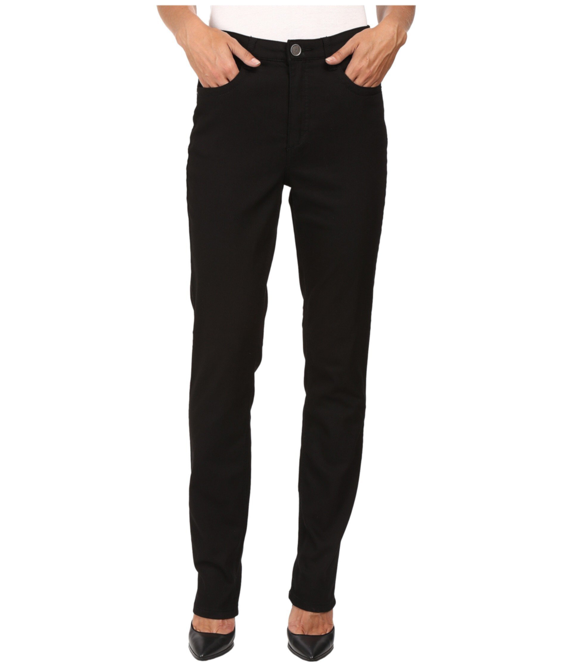 Высшая джинсовая узкая нога Suzanne черного цвета FDJ French Dressing Jeans