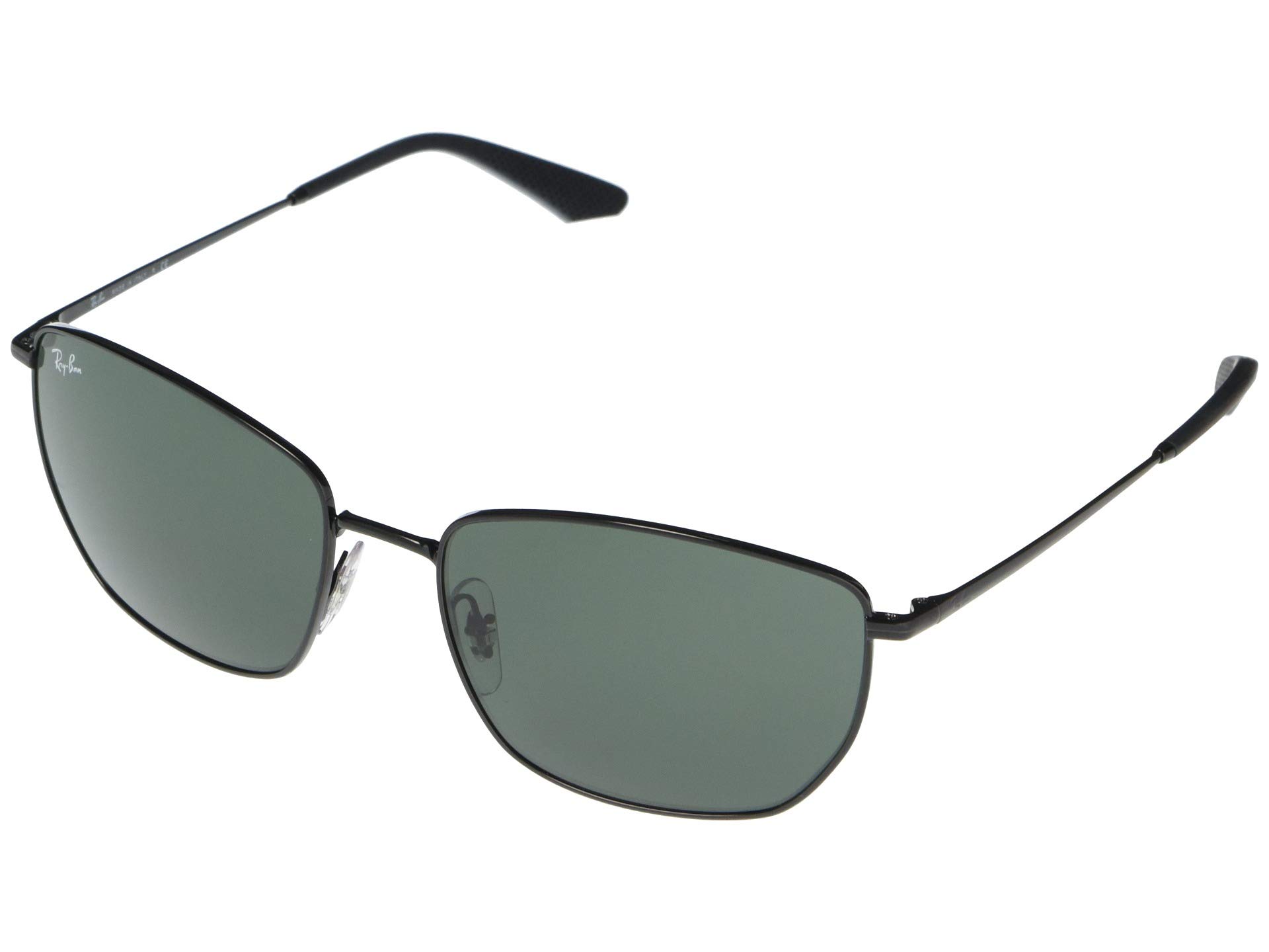 RB3653 Квадратные металлические солнцезащитные очки 60 мм Ray-Ban