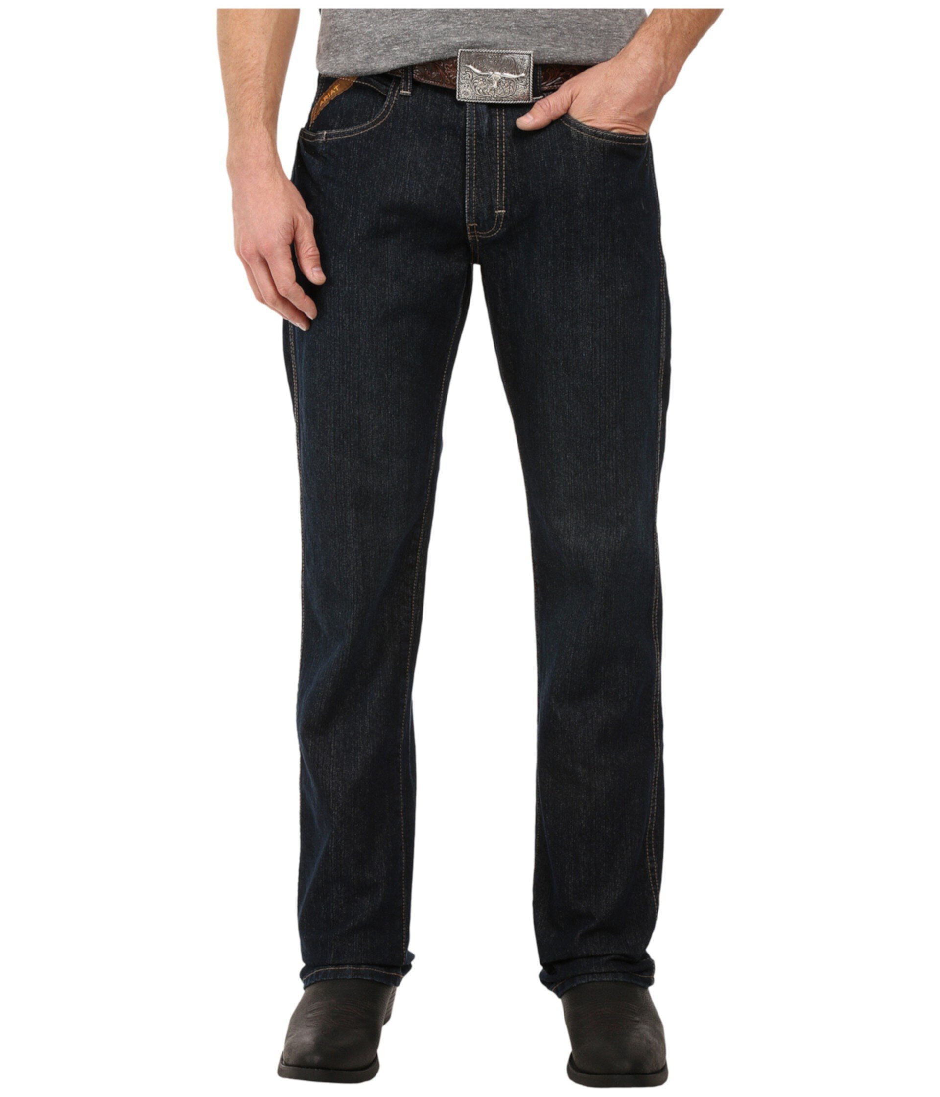 Зауженные прямые джинсы Rebar M5 в цвете Blackstone Ariat