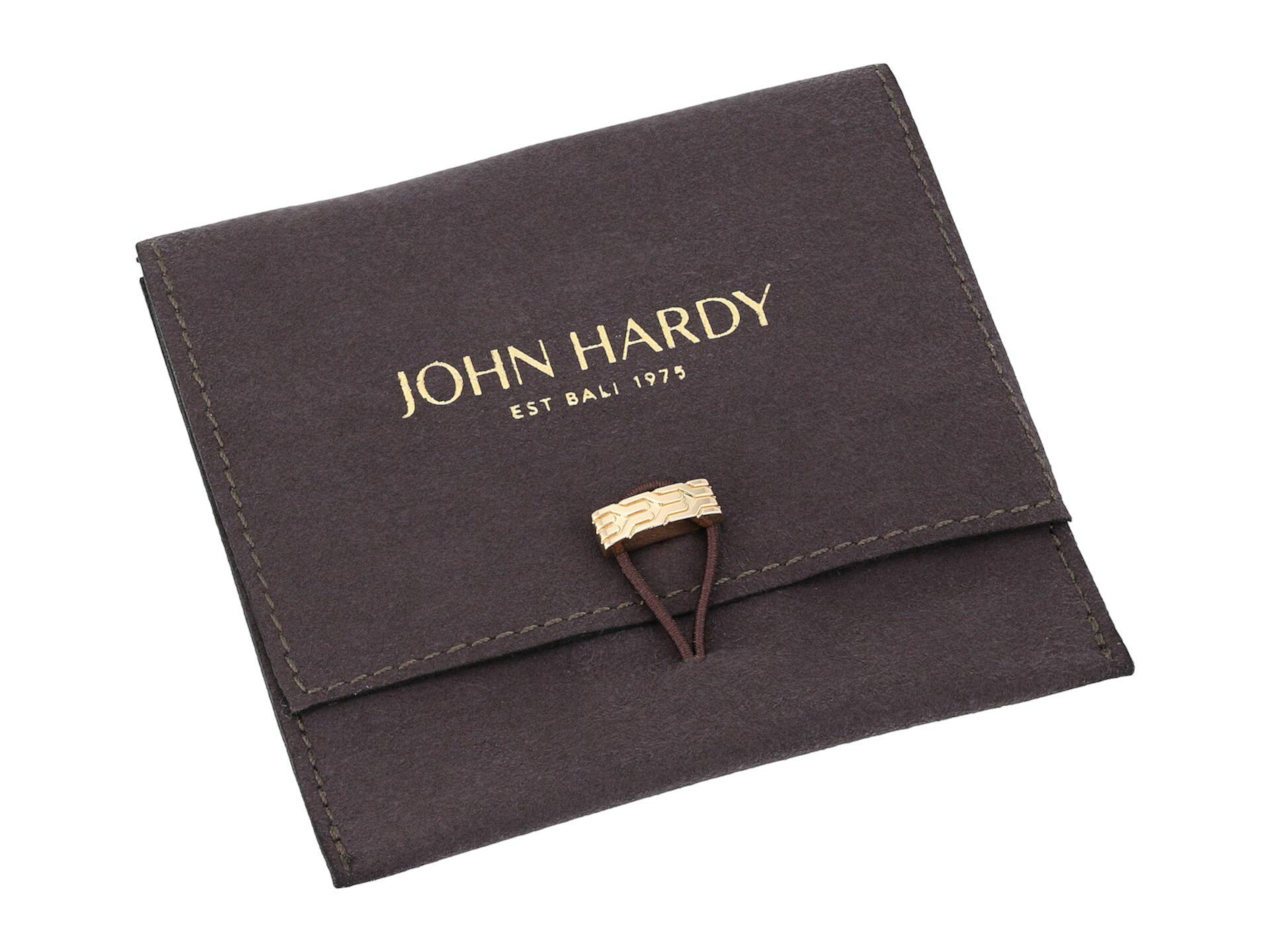 6 мм классический серебряный цепной тройной браслет на черной коже с застежкой на крючке JOHN HARDY