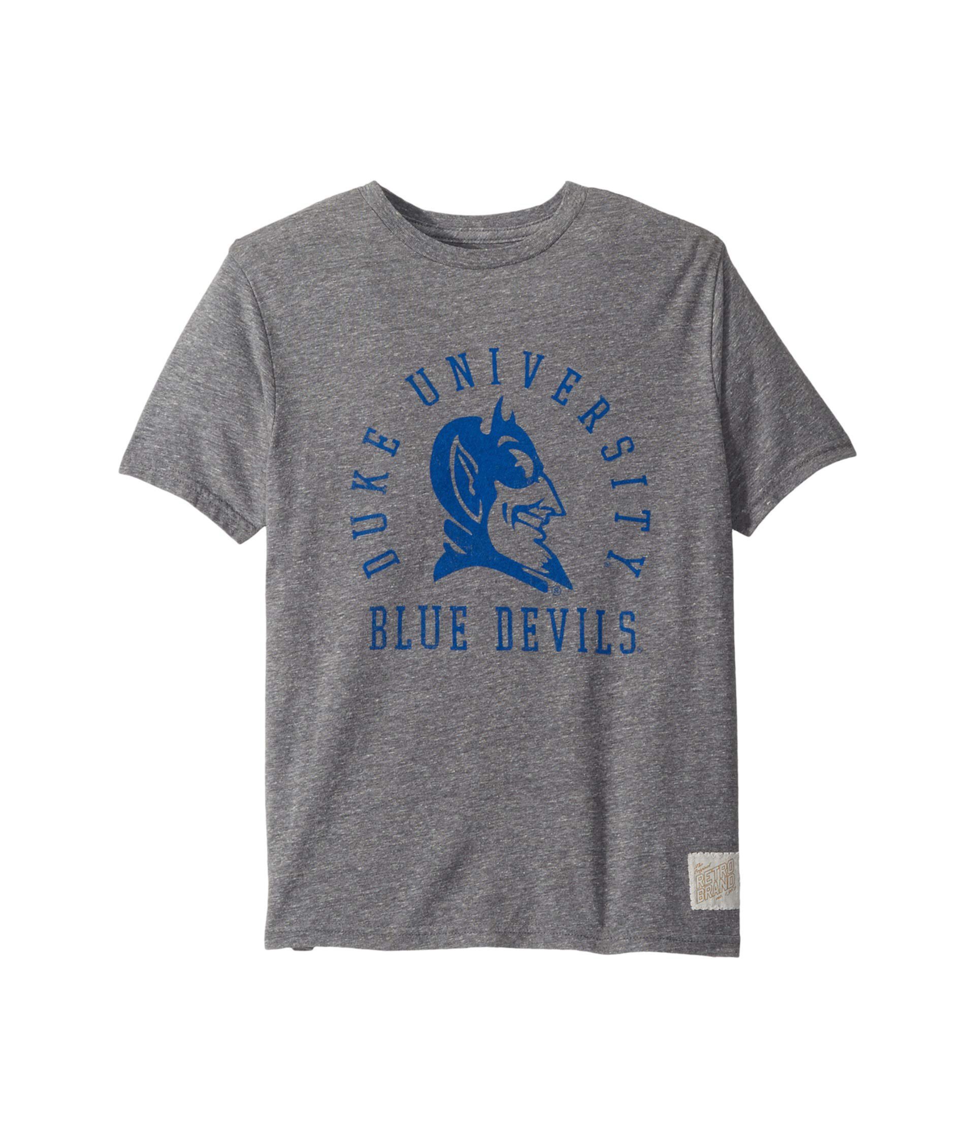 Винтажная футболка с тремя рукавами и принтом Duke Blue Devils (Big Kids) The Original Retro Brand Kids