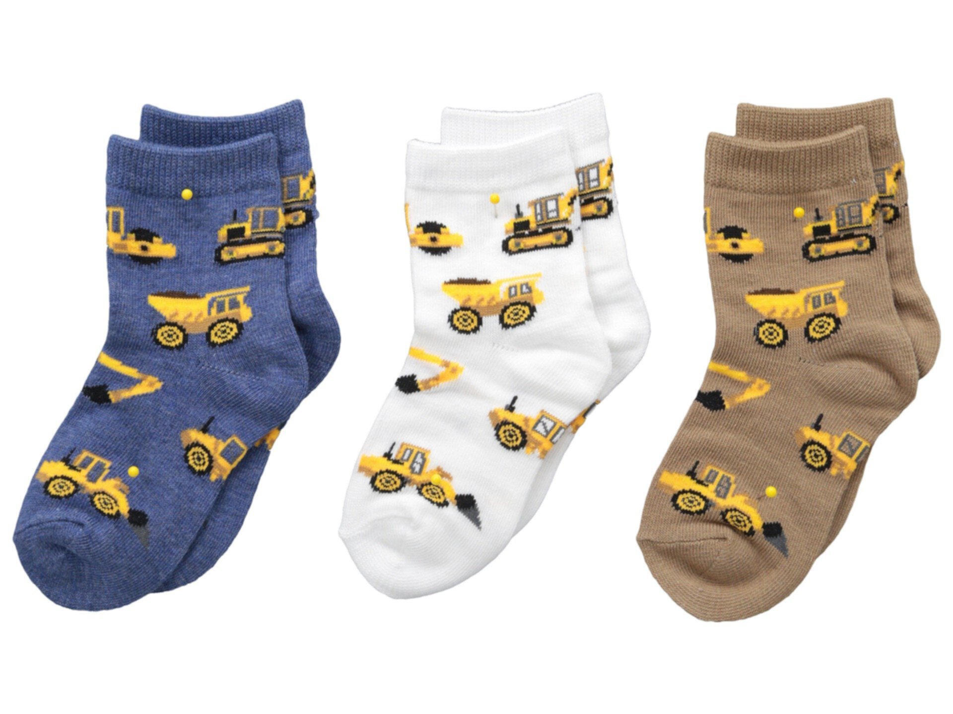 Строительный тройной лечить 3-Pack (младенец / малыш / маленький ребенок) Jefferies Socks