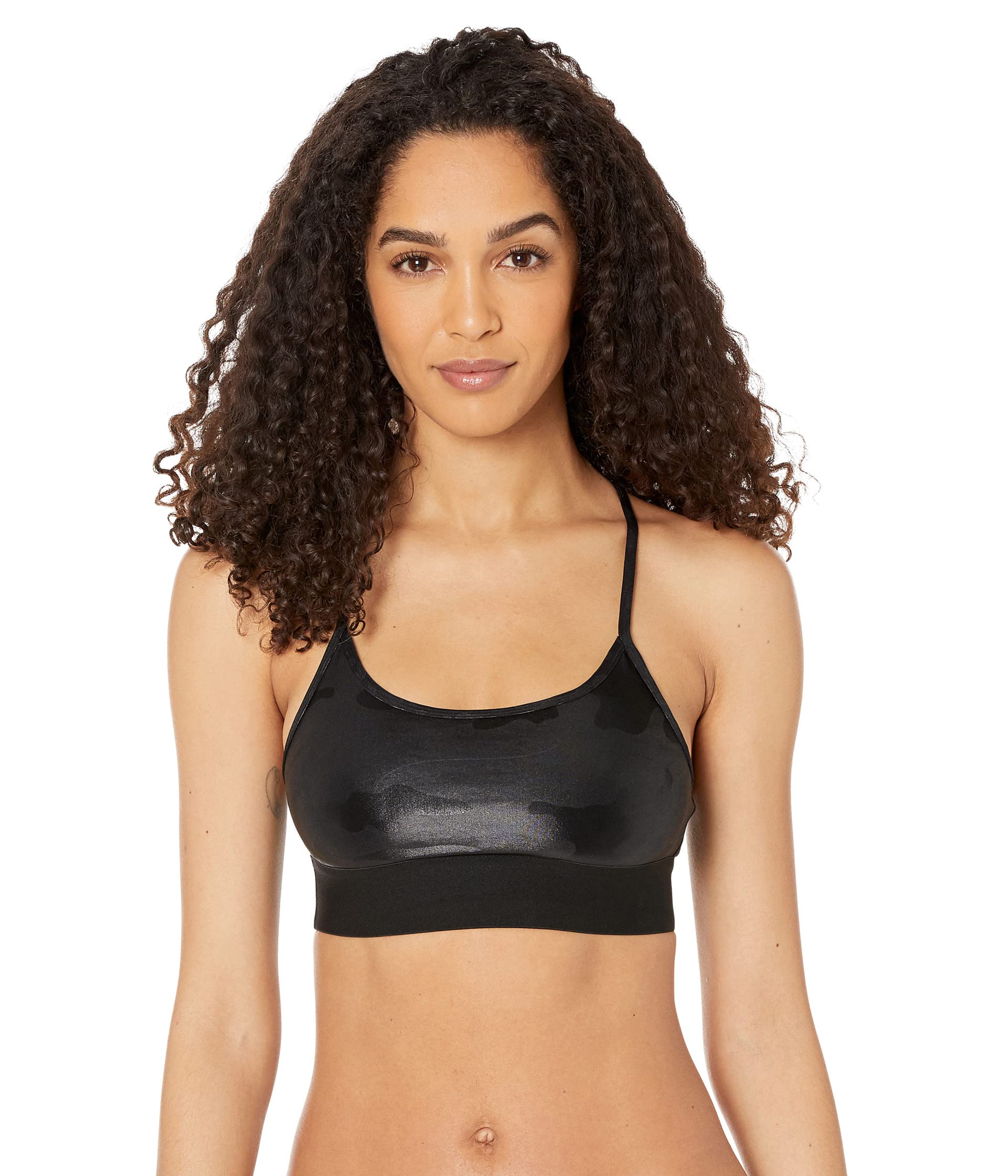 Sweeper Camo Sports Bra Koral