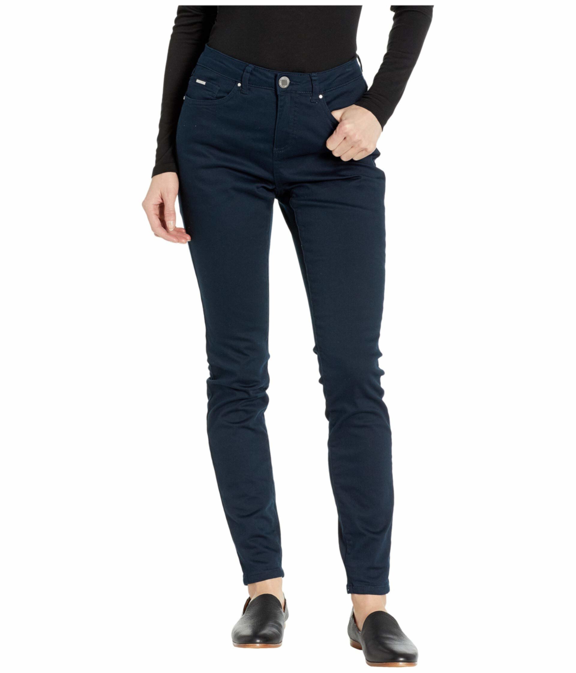 Мягкие оттенки джинсовой ткани Olivia Slim Leg темно-синего цвета FDJ French Dressing Jeans
