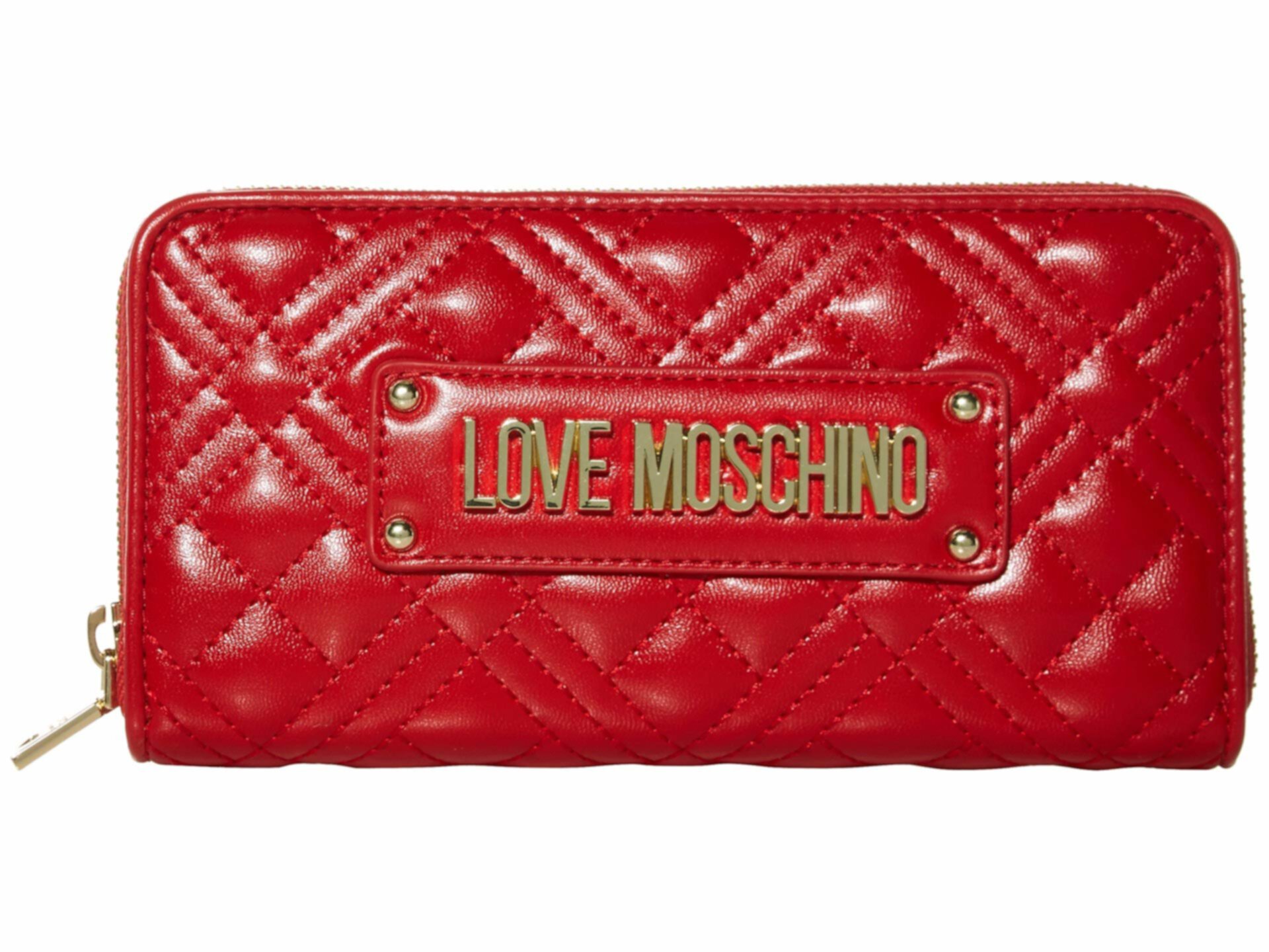 Стеганый бумажник чековой книжки LOVE Moschino