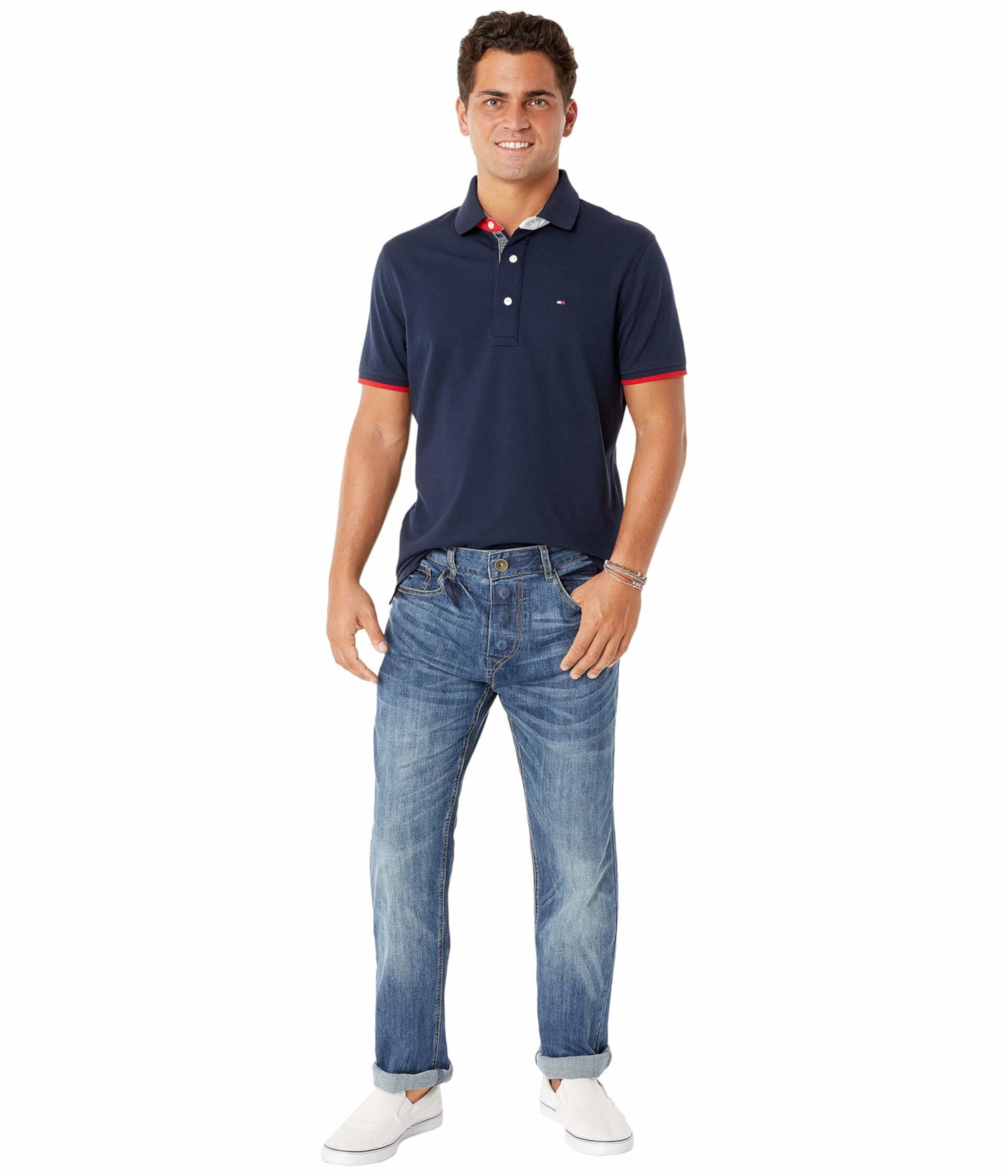 Адаптивные классические прямые джинсы с магнитными застежками в цвете Belmore Seven7