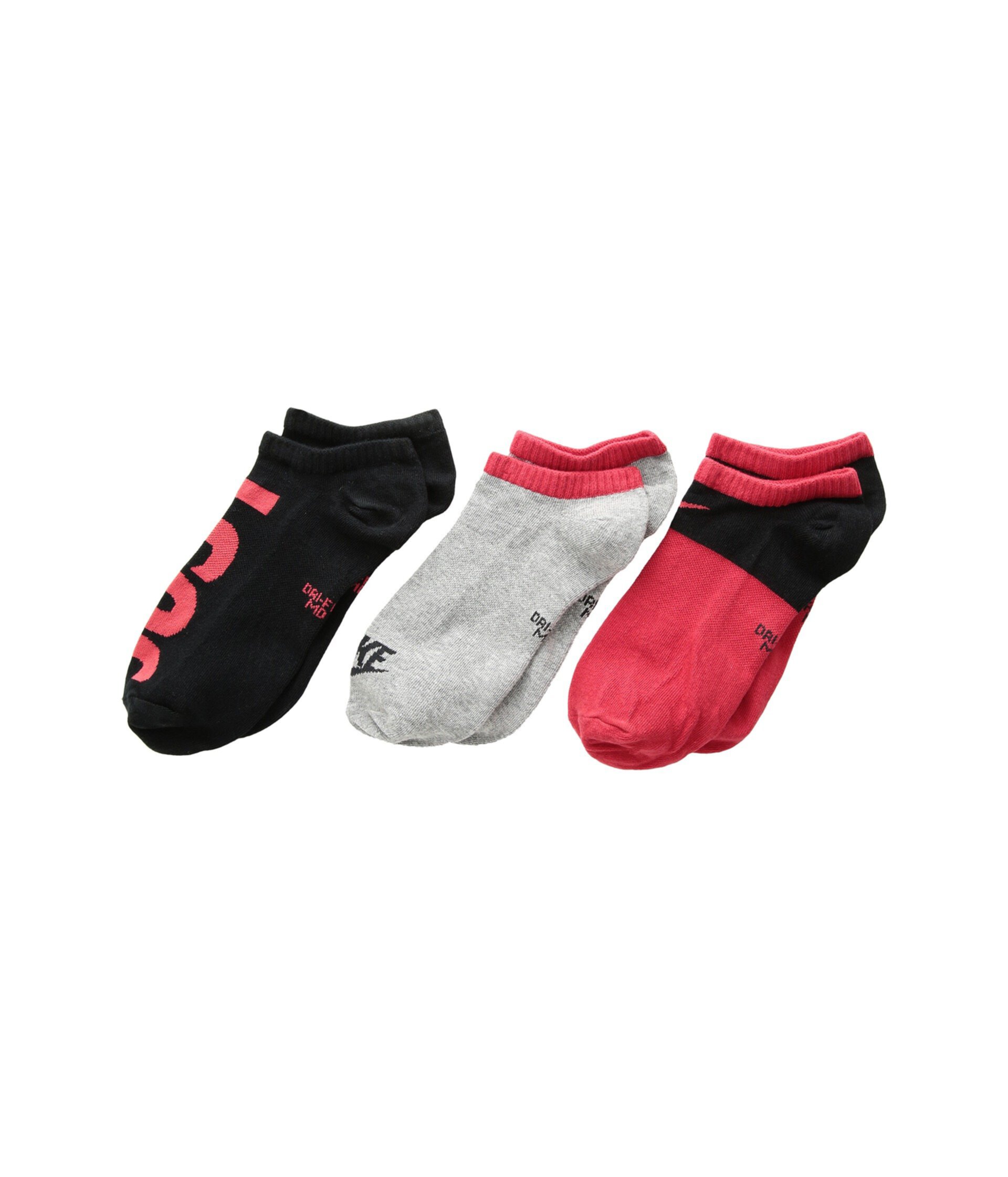 Легкие тренировочные носки с 3 парами (маленький ребенок / большой ребенок) Nike Kids