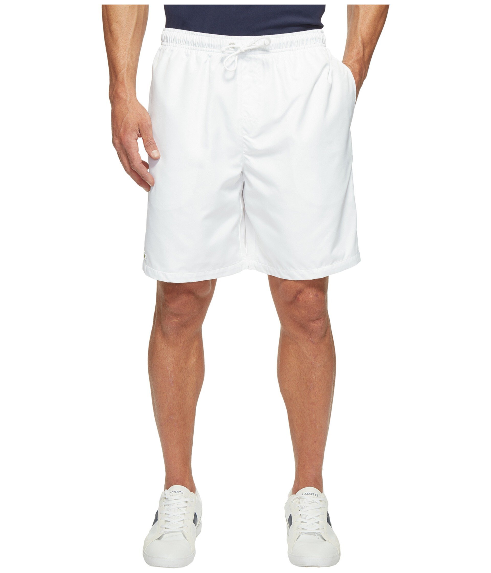 Спортивные теннисные шорты на подкладке Lacoste