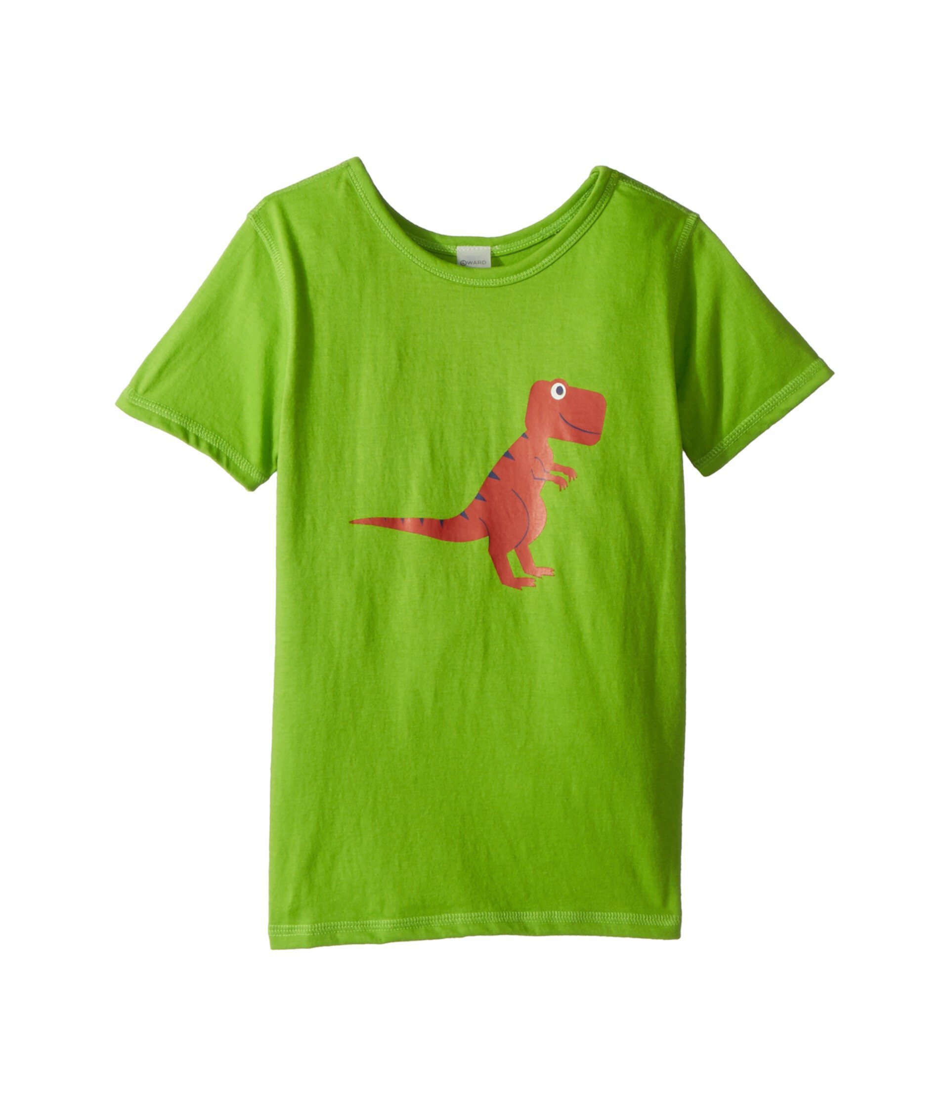 PBS KIDS® - Двусторонняя футболка Dino с рисунком (для малышей и малышей) 4Ward Clothing