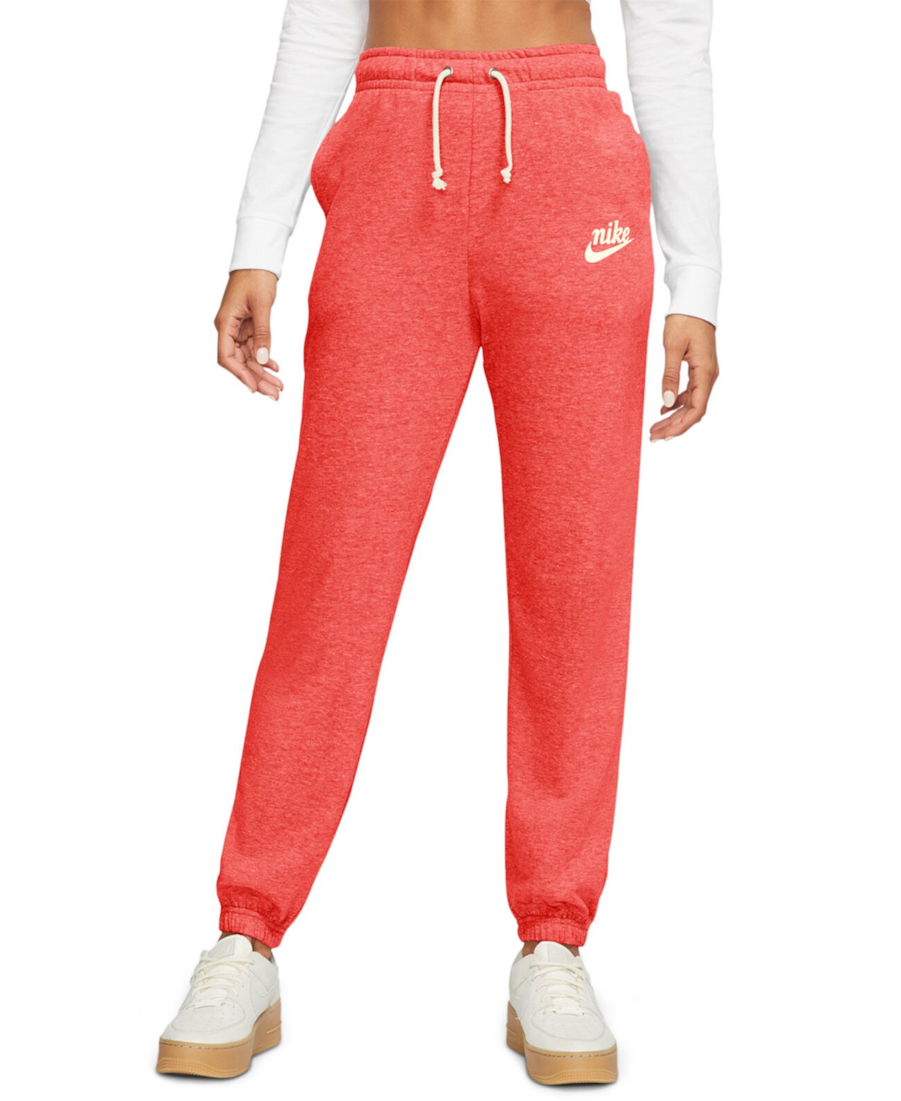 Женская спортивная одежда Винтажные рваные брюки для спортзала Nike