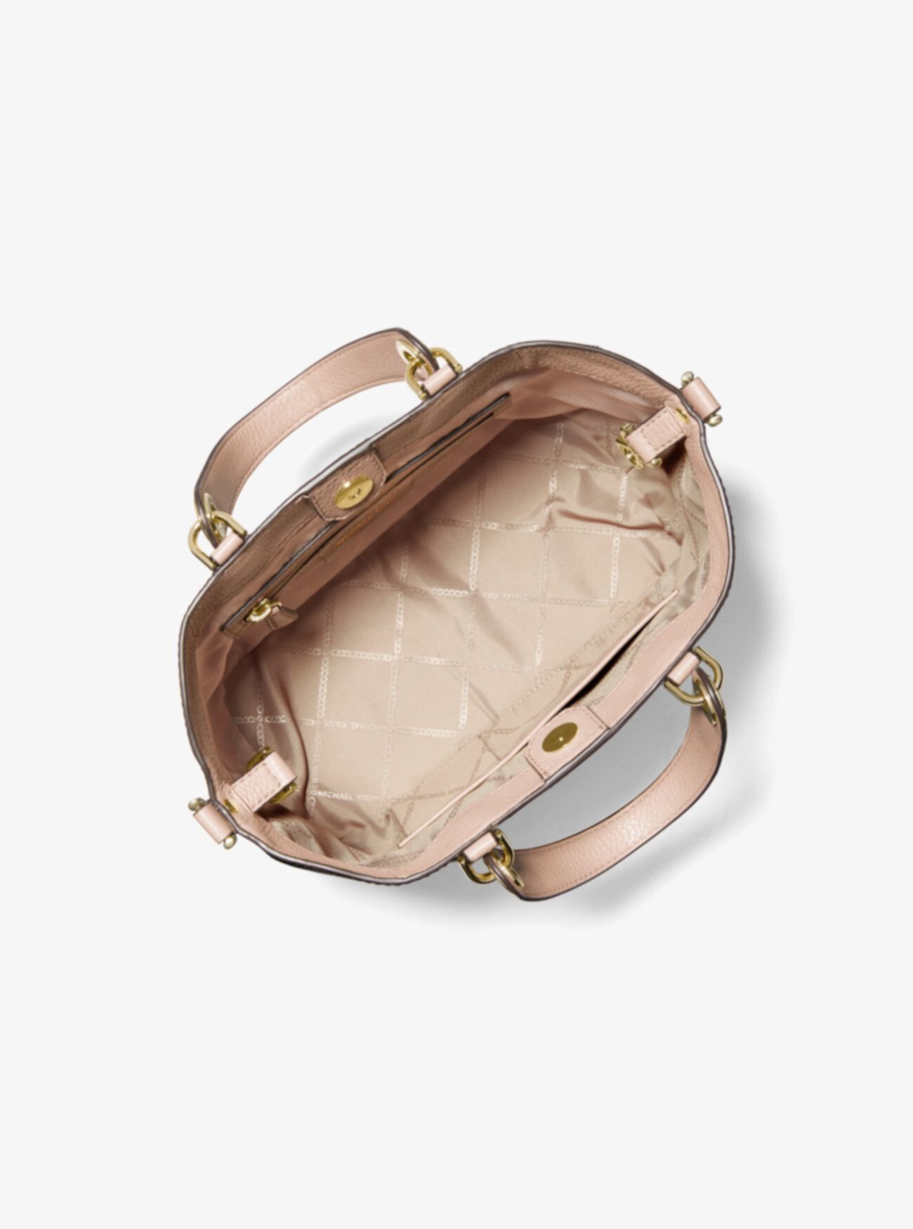 Маленькая сумка-портфель Brooklyn с логотипом Michael Kors