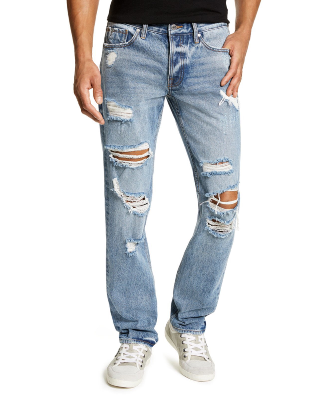 Рваные джинсы мужские GUESS
