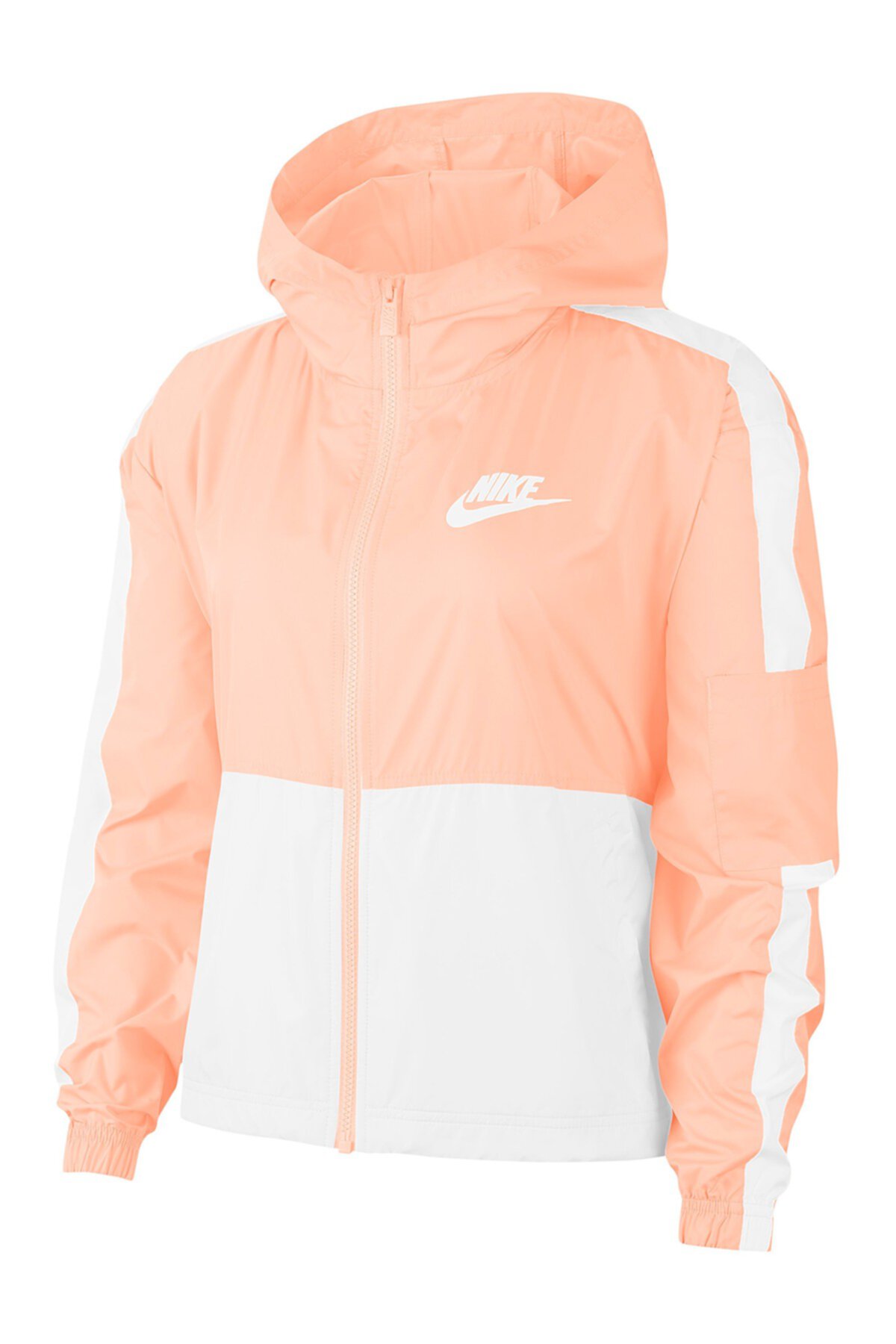 Куртка с капюшоном на молнии спереди с цветным рисунком Swoosh Nike
