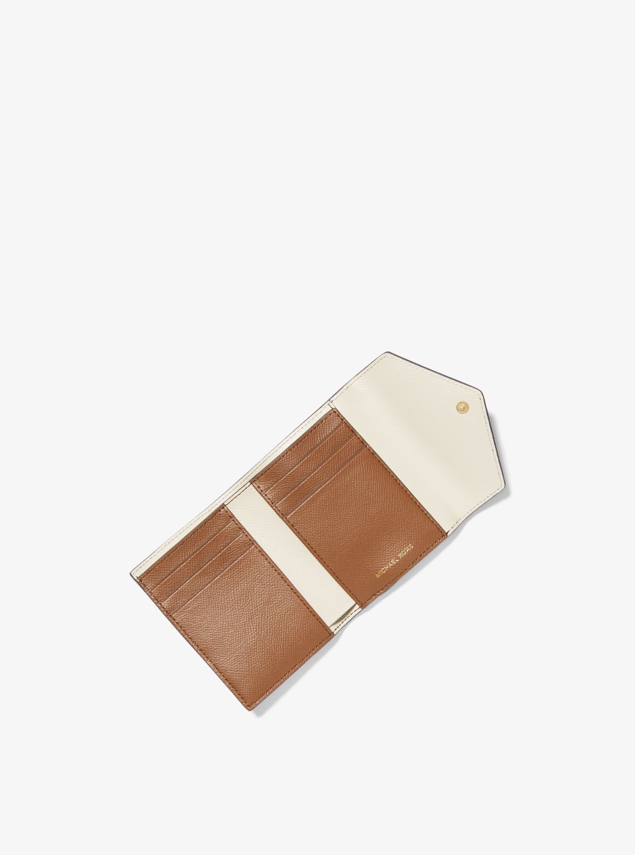 Кожаный кошелек-конверт среднего размера с цветными блоками Michael Kors