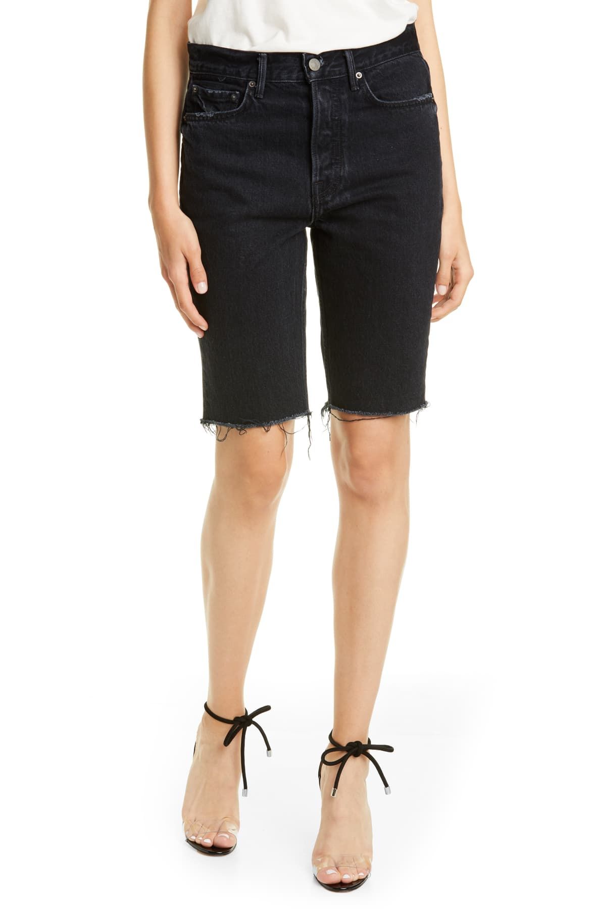 Обрезанные джинсовые шорты-бермуды Beverly GRLFRND