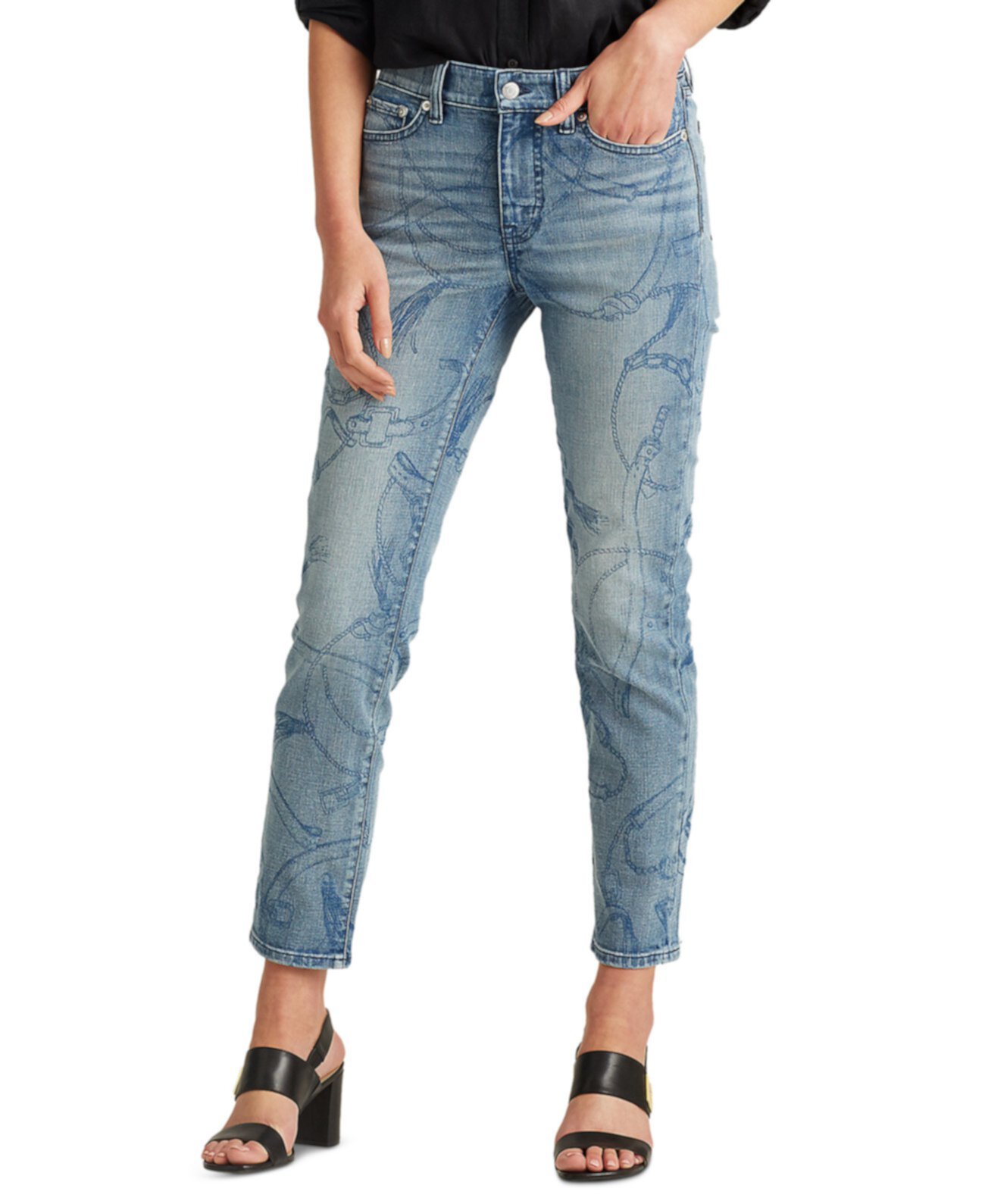 Прямые прямые джинсы Petite Premier Ralph Lauren