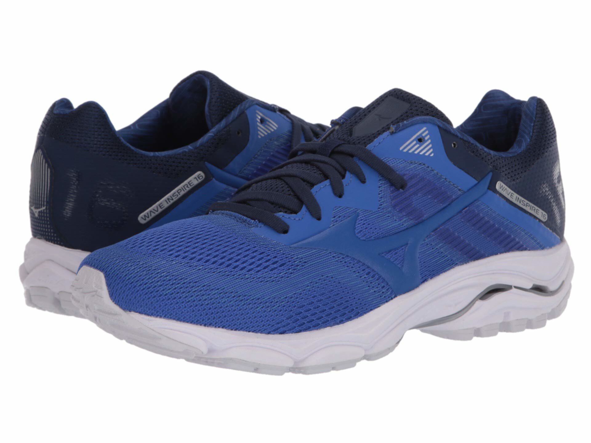 Кроссовки Mizuno Wave Inspire 16 с легкой амортизацией и технологиями SmoothRide и DynamotionFit Mizuno