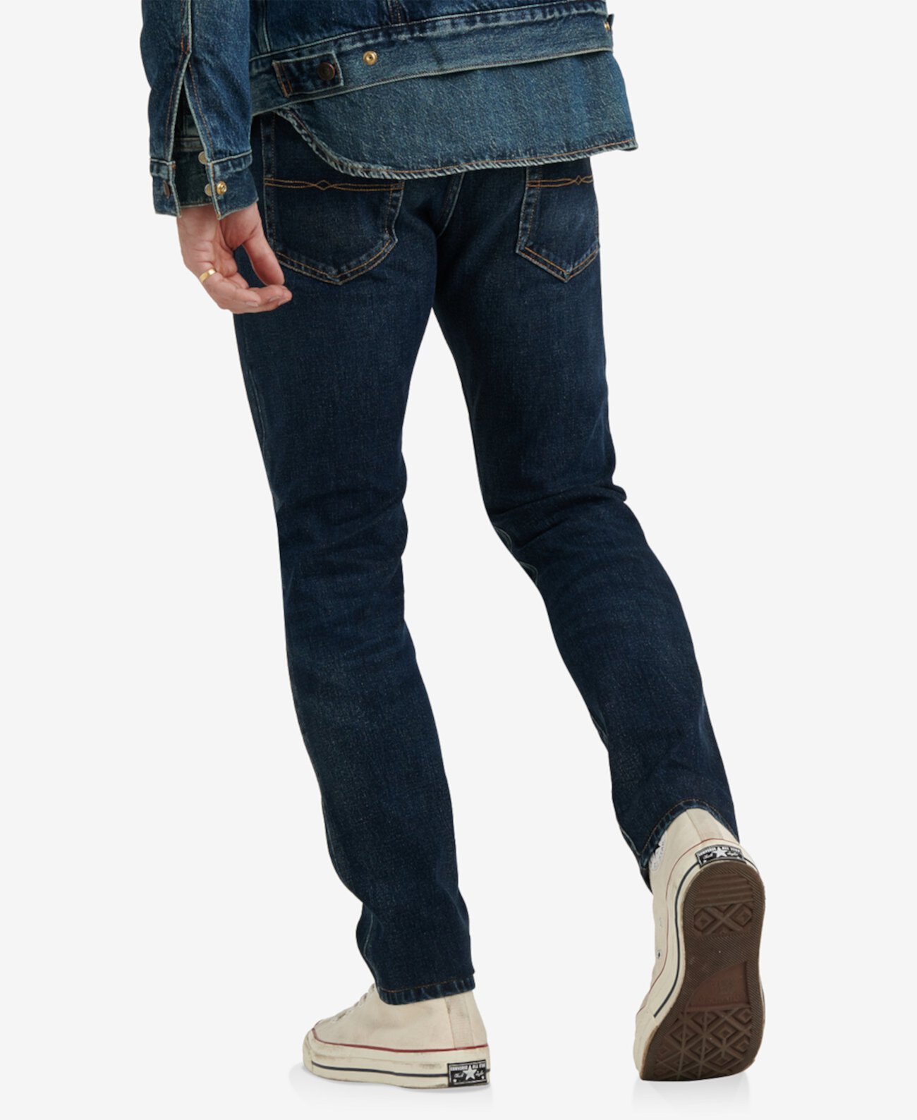 Мужские эластичные джинсы 4-полосные с тонкими конусами 105 Lucky Brand