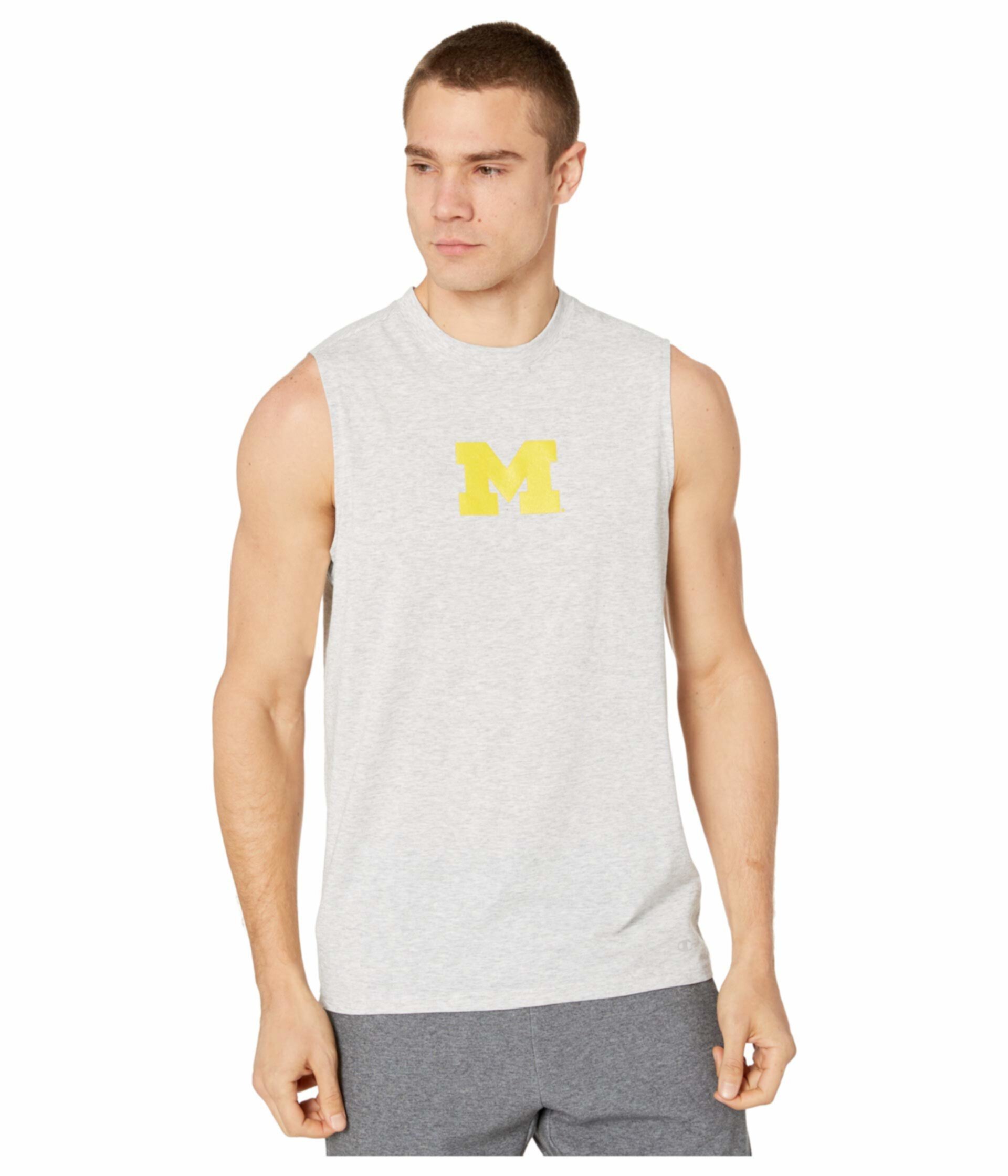 Мичиганская футболка с росписью Day Wolverines Champion College