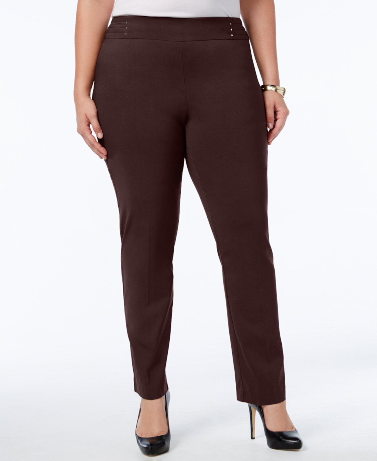 Плюс и миниатюрные брюки-галифе с широкими штанинами, созданными для Macy's J&M Collection