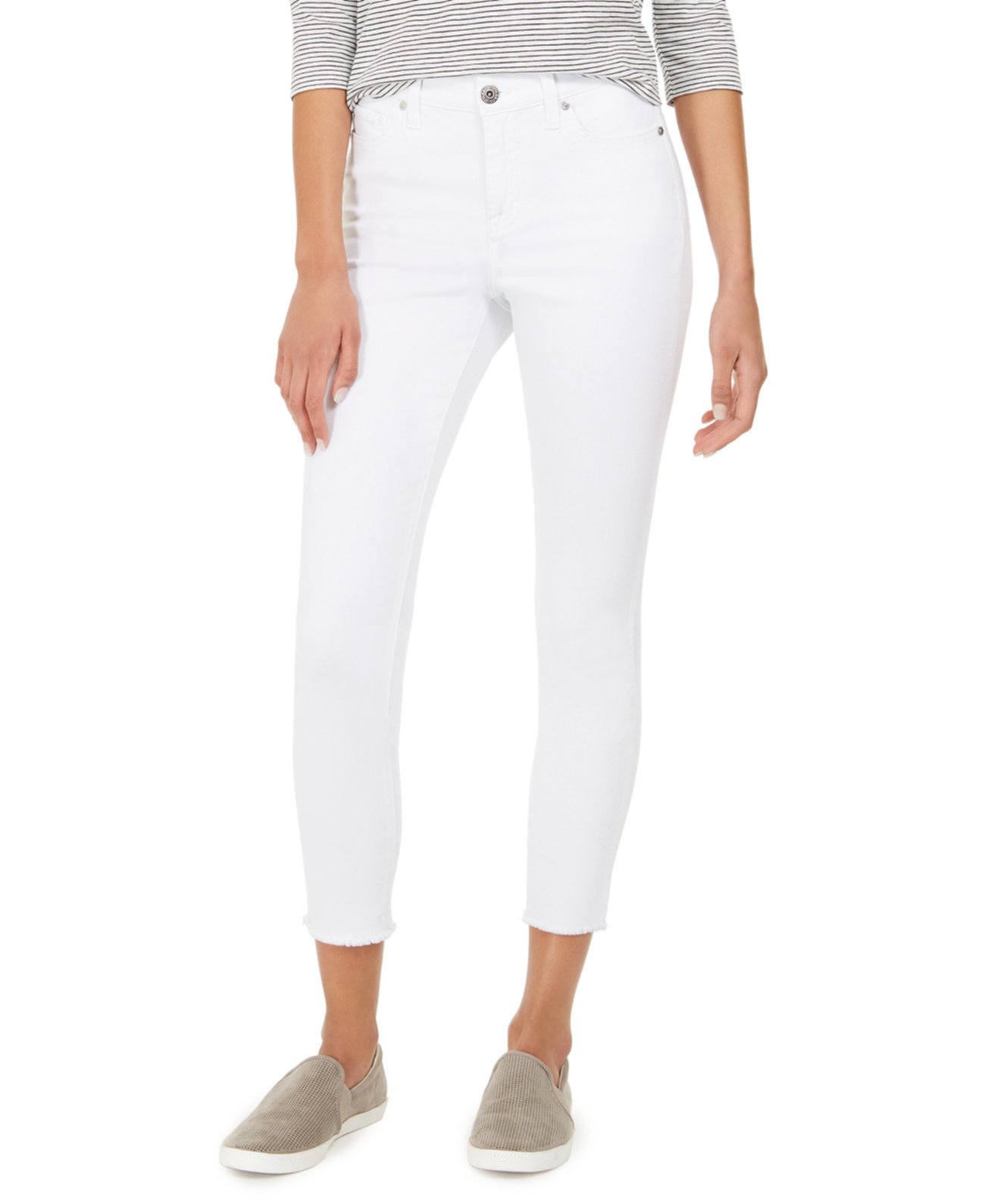 Джинсовые джинсы с лодыжкой Fray, созданные для Macy's Style & Co