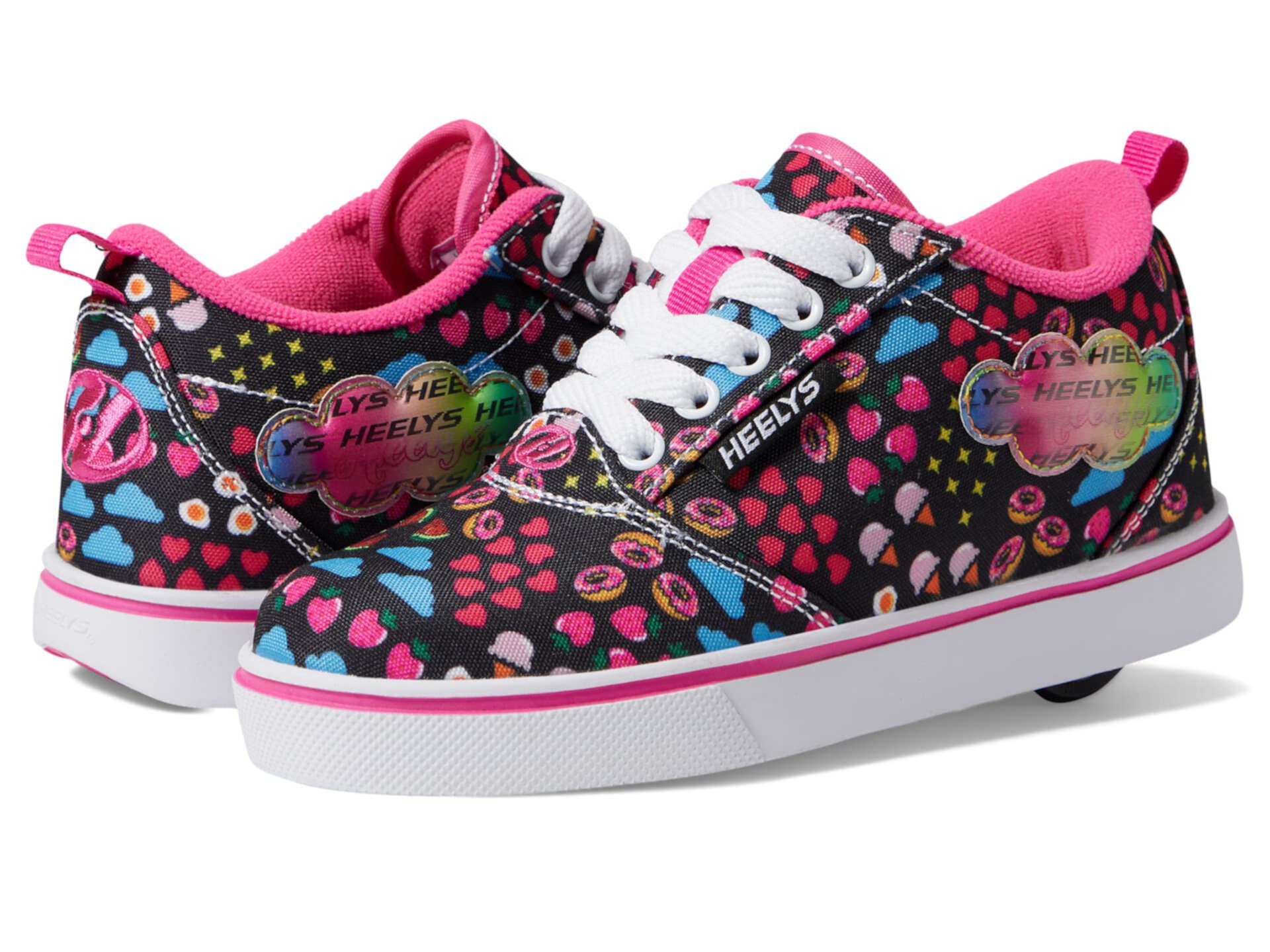 Кроссовки Heelys Pro 20 Prints с съемными колесиками и дышащей микрофиброй для активных детей и взрослых Heelys