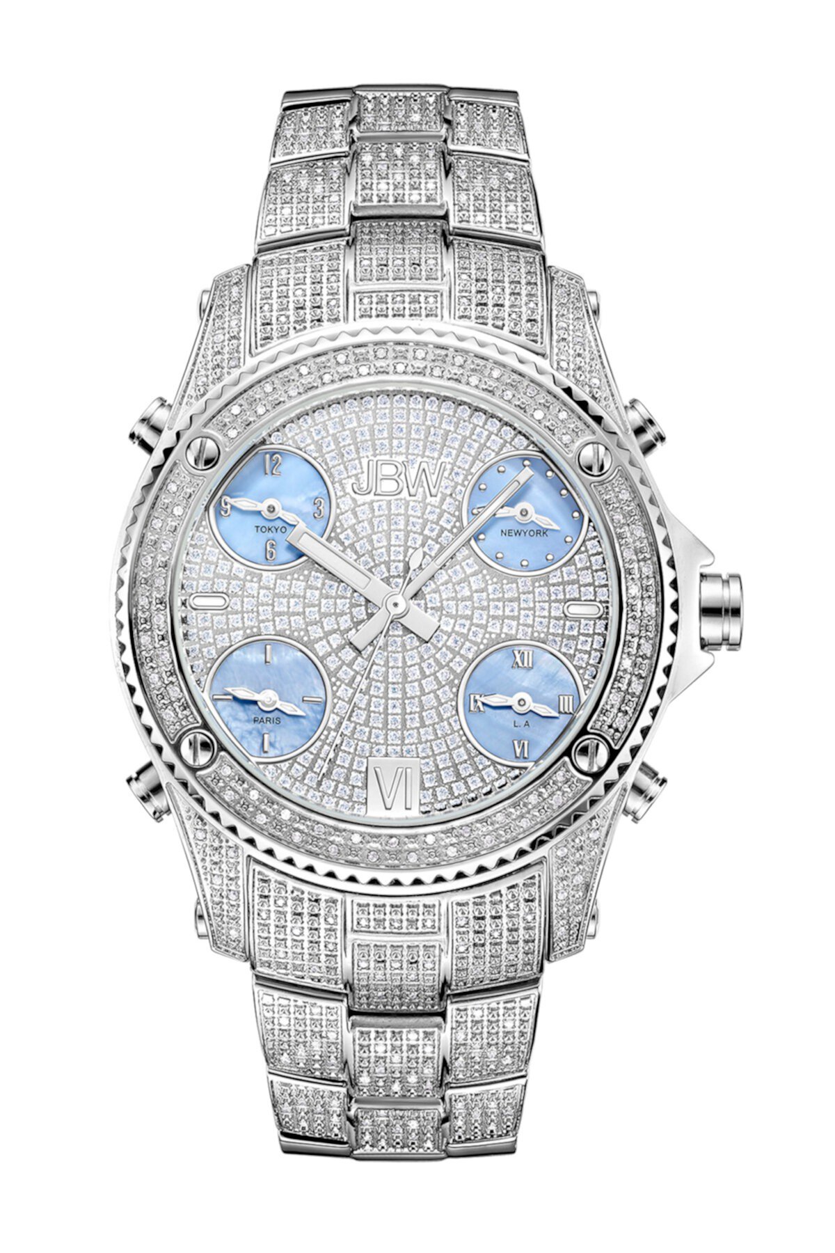 Мужские часы с бриллиантами Jet Setter, 56мм - 2.34 ctw JBW