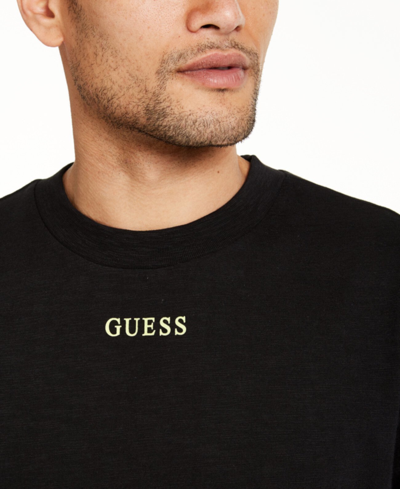 Мужская футболка с двойным логотипом GUESS