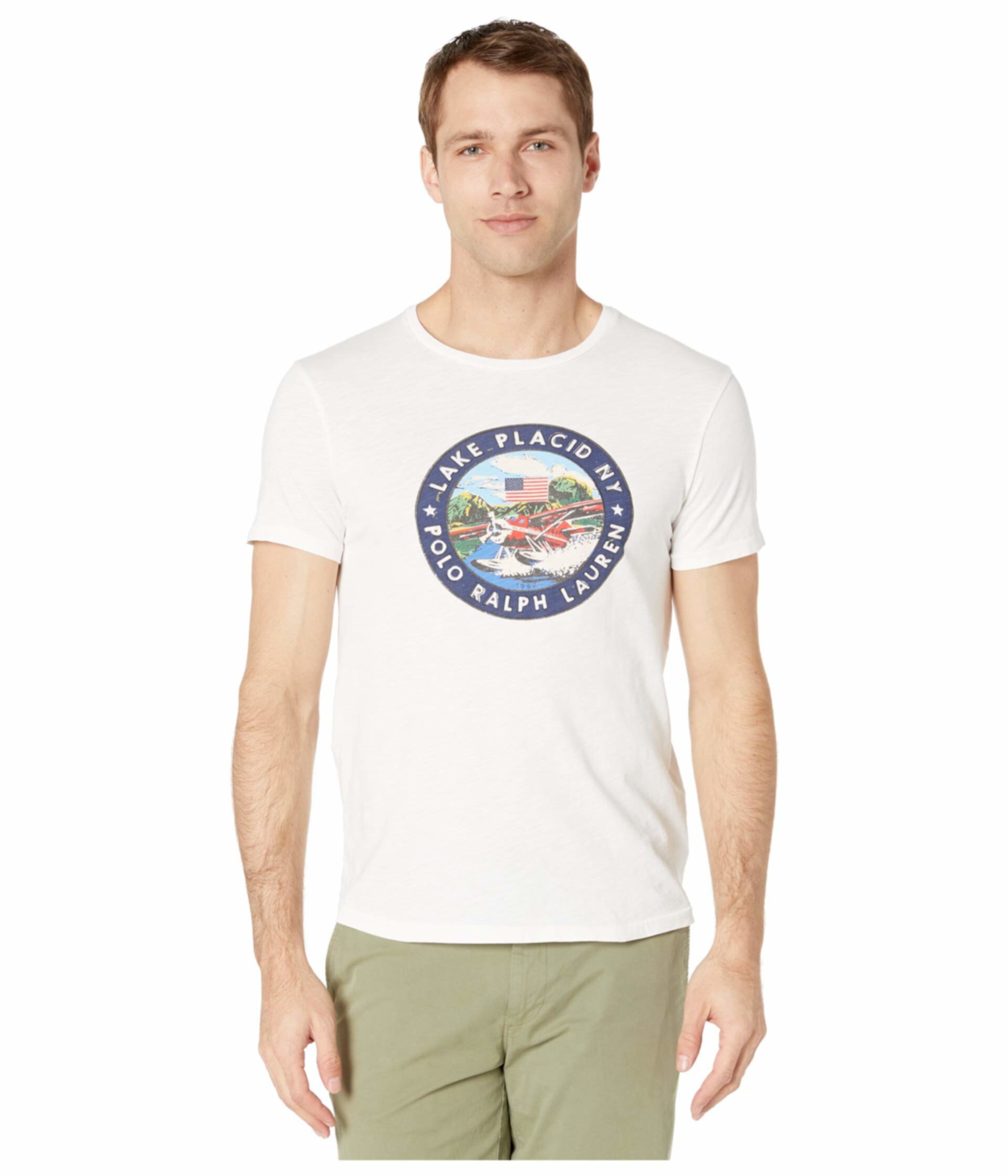 Тонкая футболка с рисунком Custom Ralph Lauren
