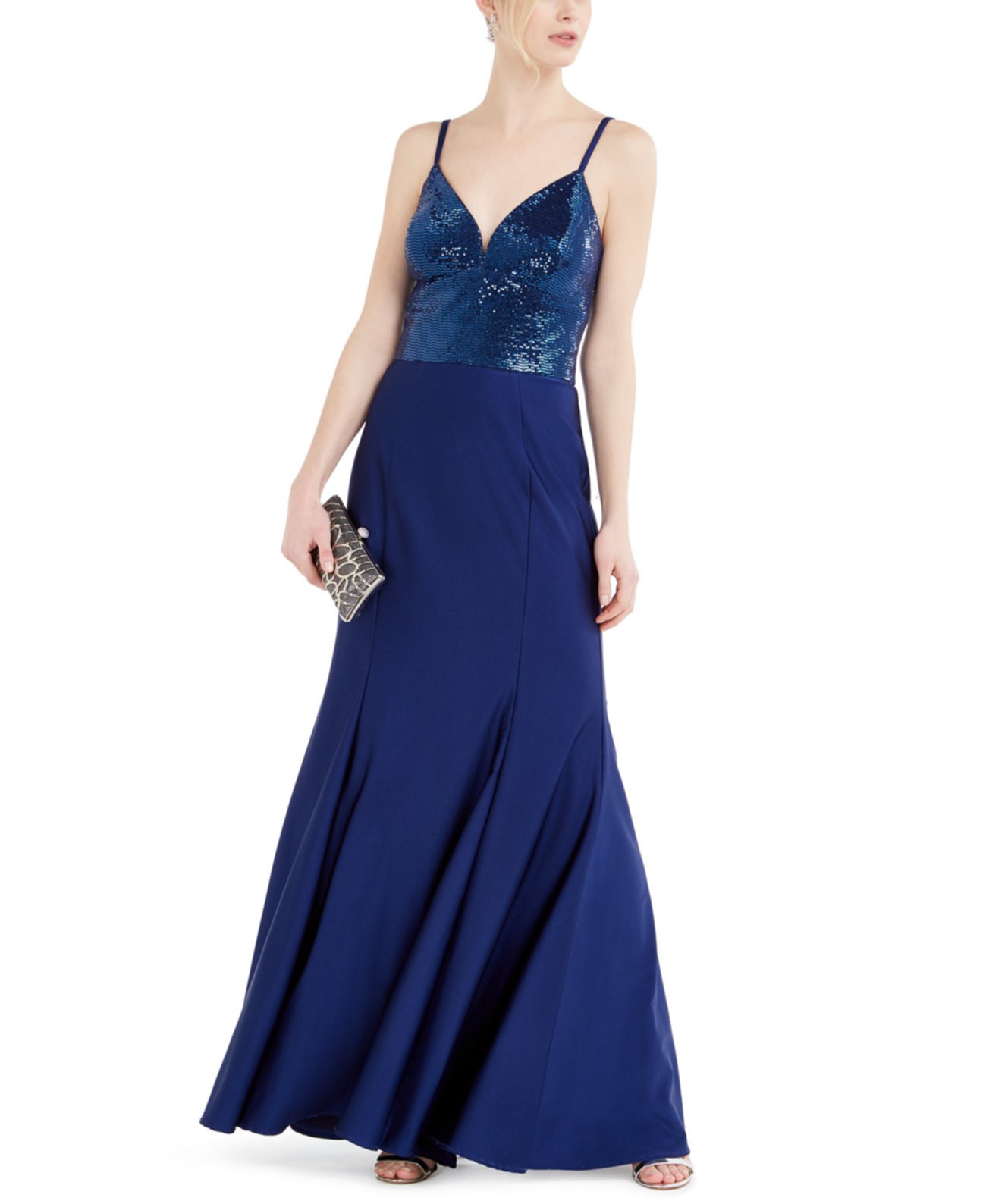 Приталенное платье с пайетками Sequin-Dot Nightway