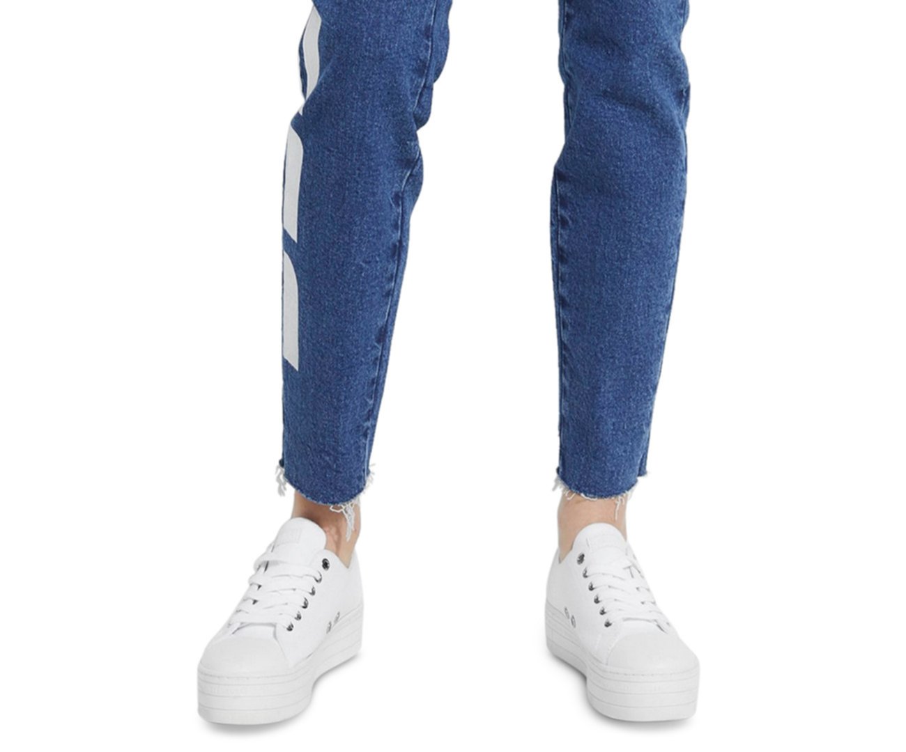 Узкие джинсы с логотипом Super-High Rise с надписью 90-х GUESS