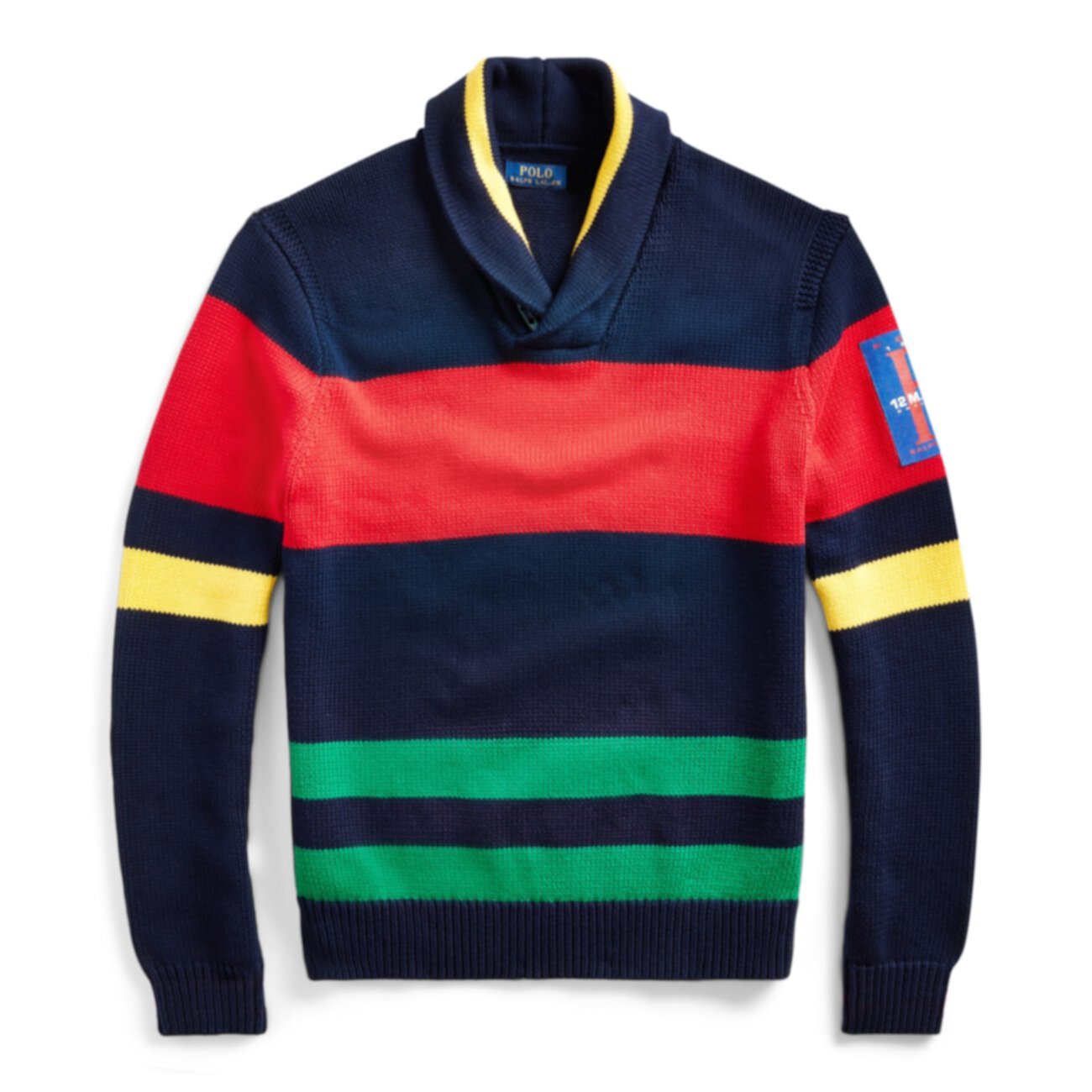 Хлопковый свитер в полоску Ralph Lauren