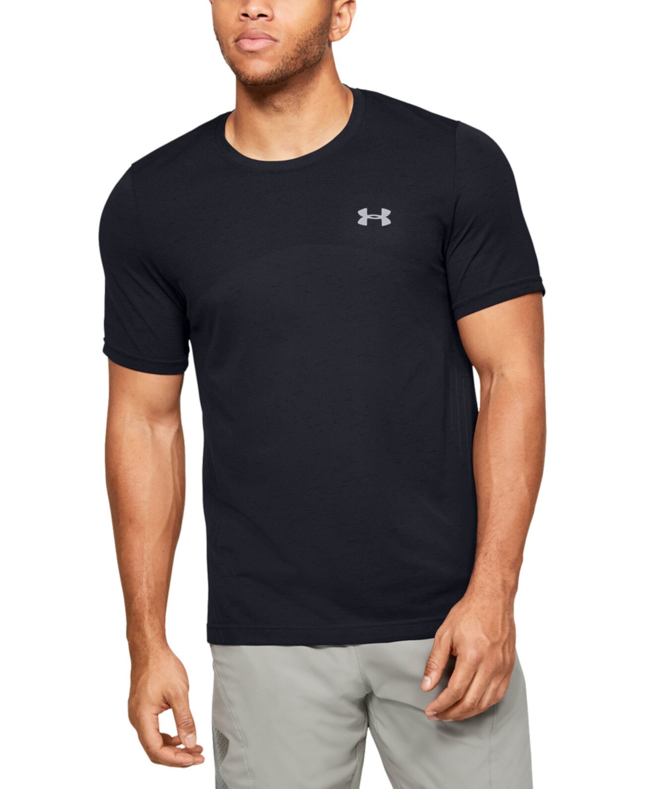 Мужская бесшовная футболка с коротким рукавом Under Armour