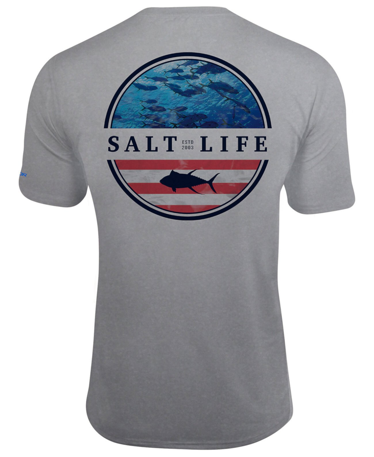 Мужская футболка с рисунком Respect Slx UPF Performance Salt Life