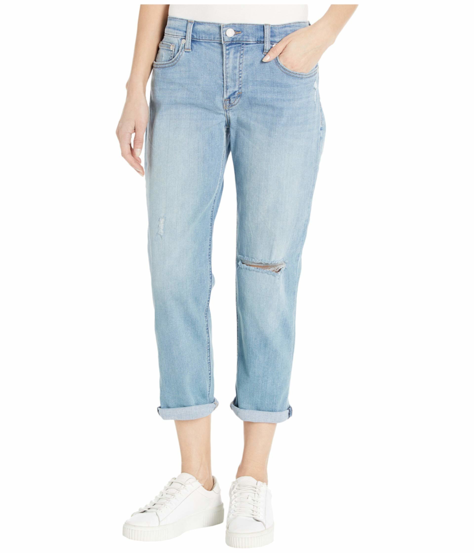 Узкие джинсы-бойфренды Sienna со средней посадкой в сентиментальном разрушении Lucky Brand
