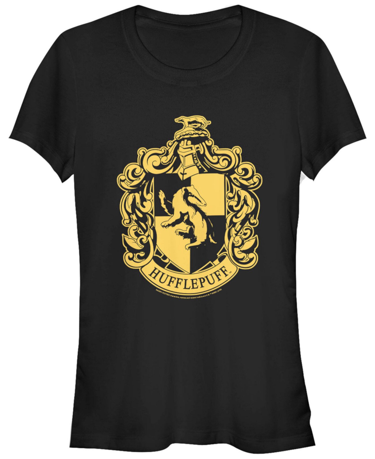 Гарри Поттер Хогвартс Хаус Хаффлпафф Крест Женская футболка с коротким рукавом FIFTH SUN