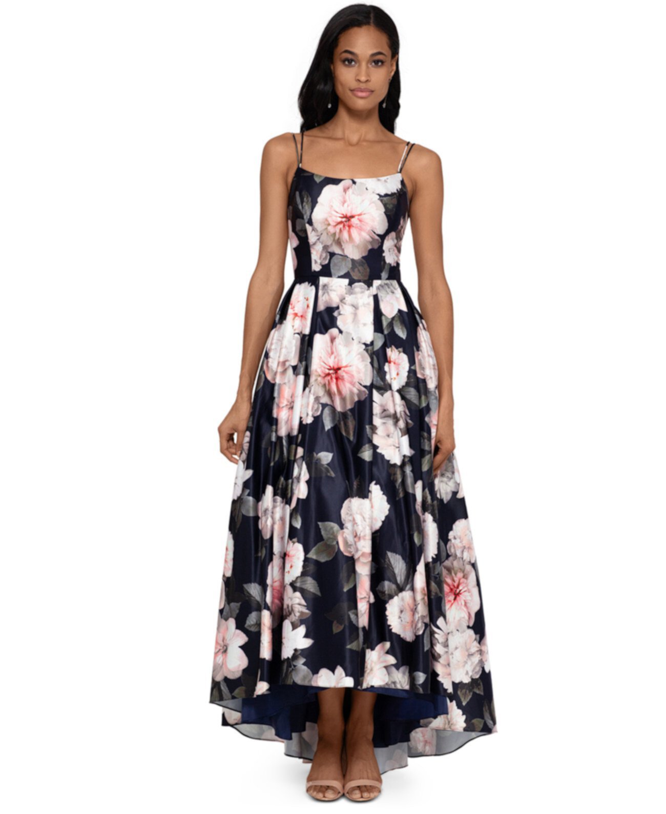 Бальное платье с цветочным принтом XSCAPE