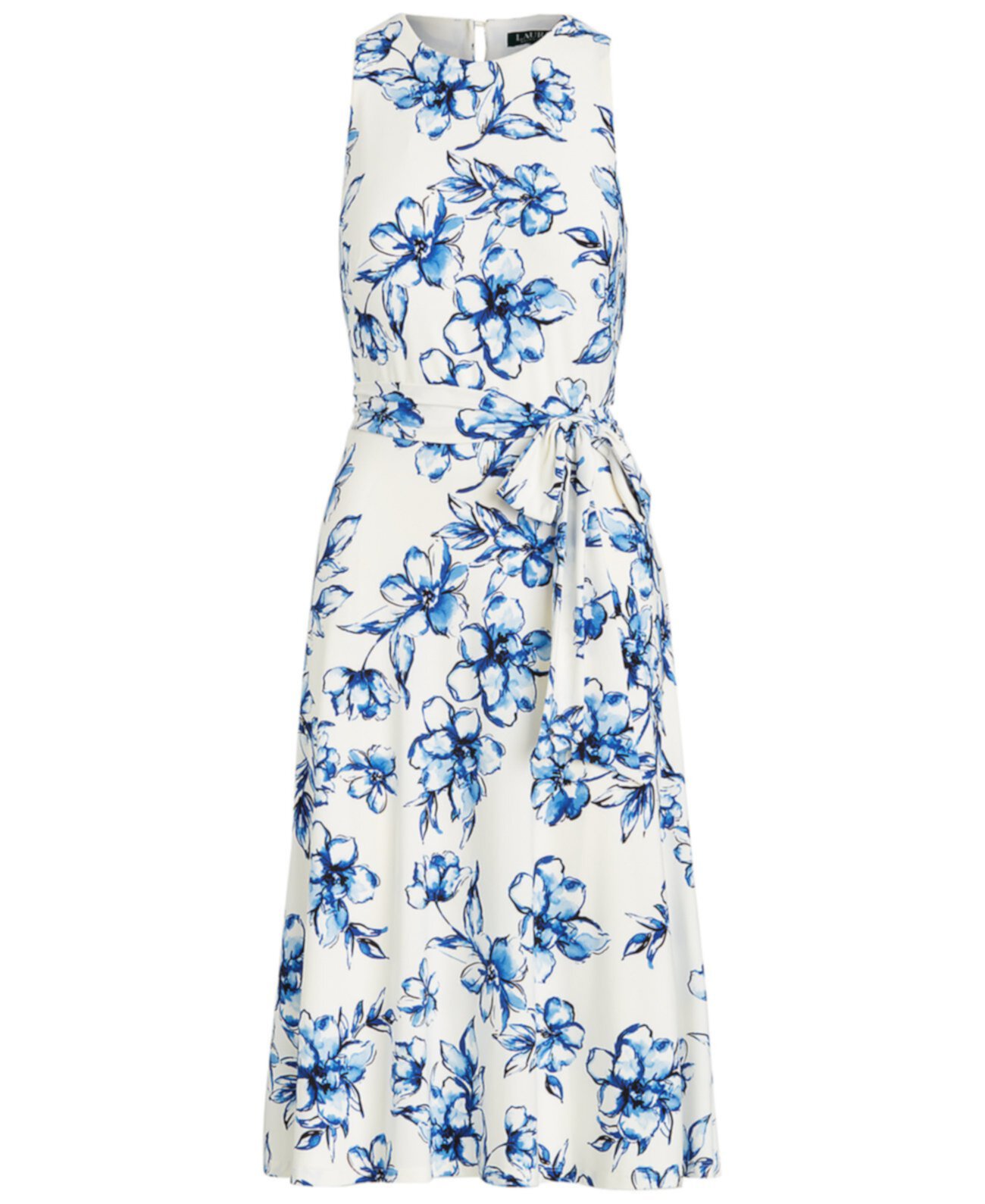 Платье из джерси с цветочным рисунком Ralph Lauren