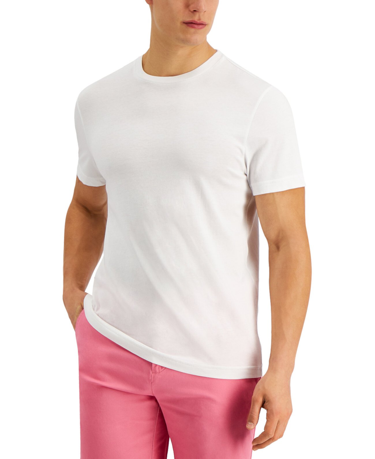 Мужская футболка с круглым вырезом, созданная для Macy's Club Room