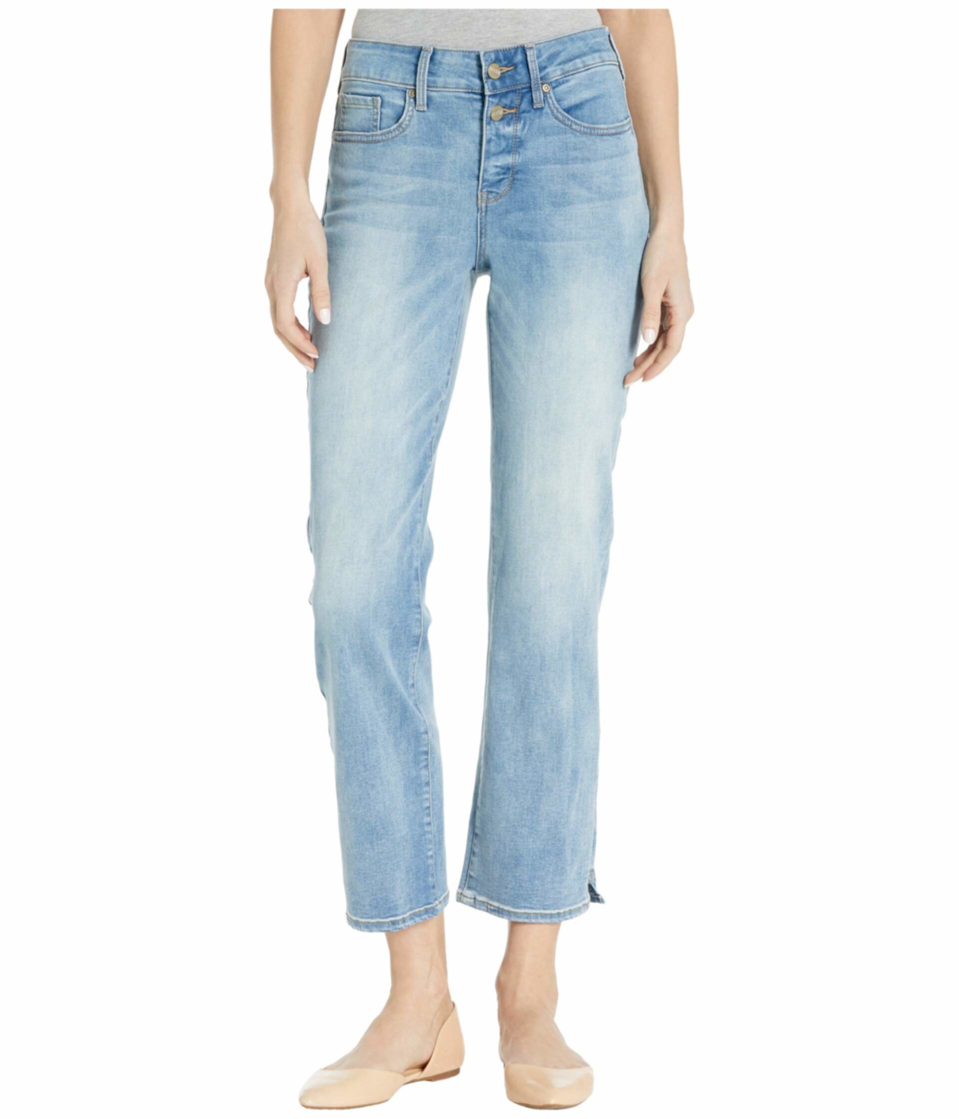 Прямые джинсы до щиколотки Marilyn с боковыми разрезами в Бискейне NYDJ